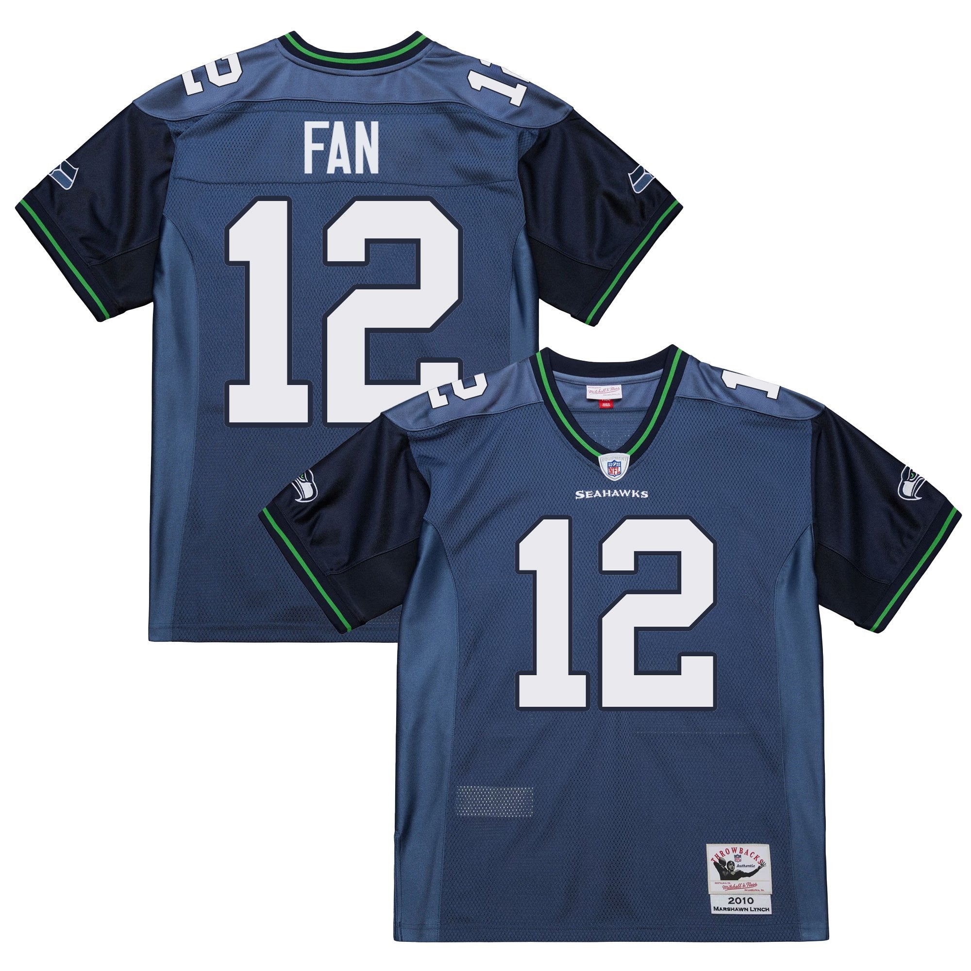 Seattle Seahawks 2010 Throwback Jersey - All Stitched