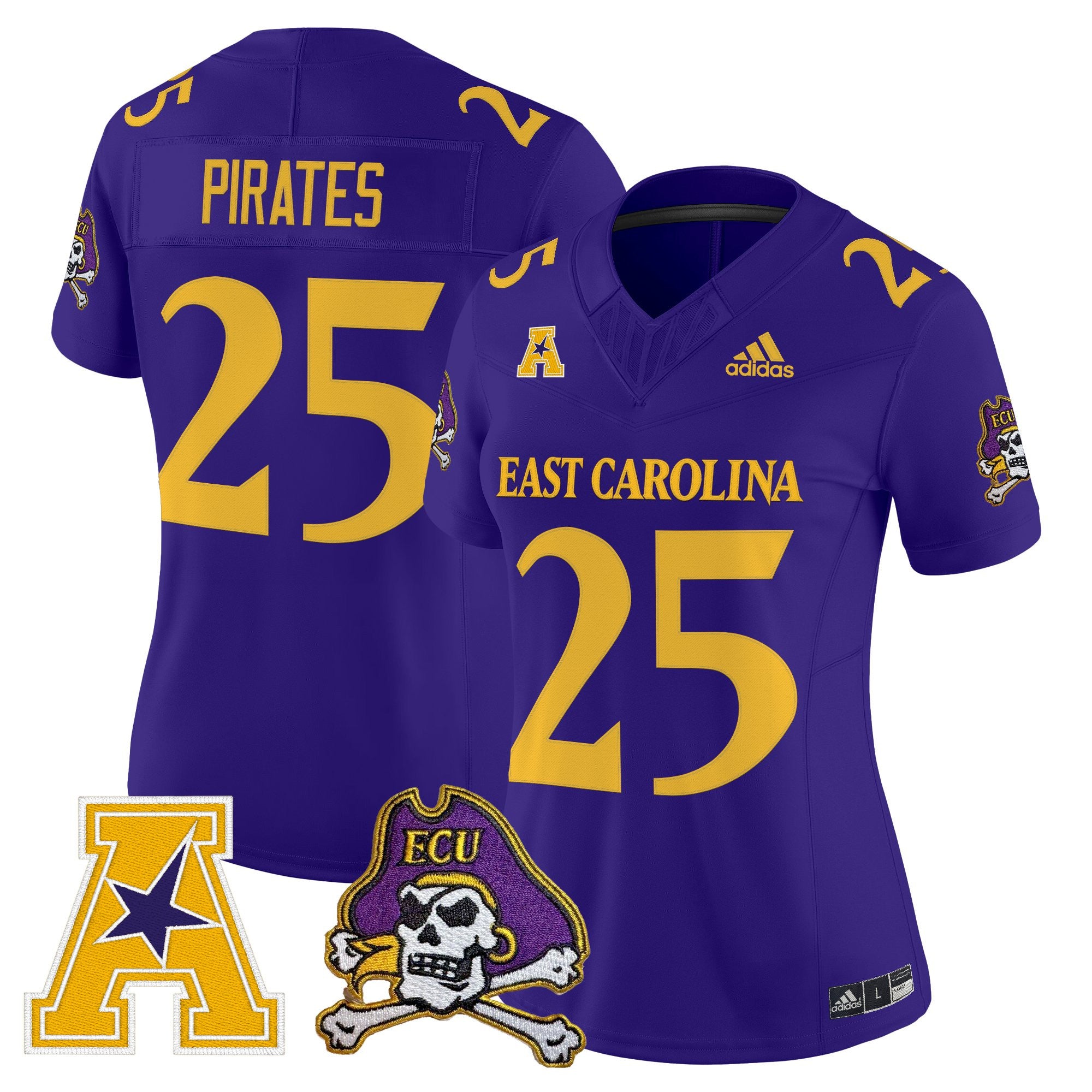 Women's East Carolina Pirates 2025 Vapor Limited Jersey - All Stitched
