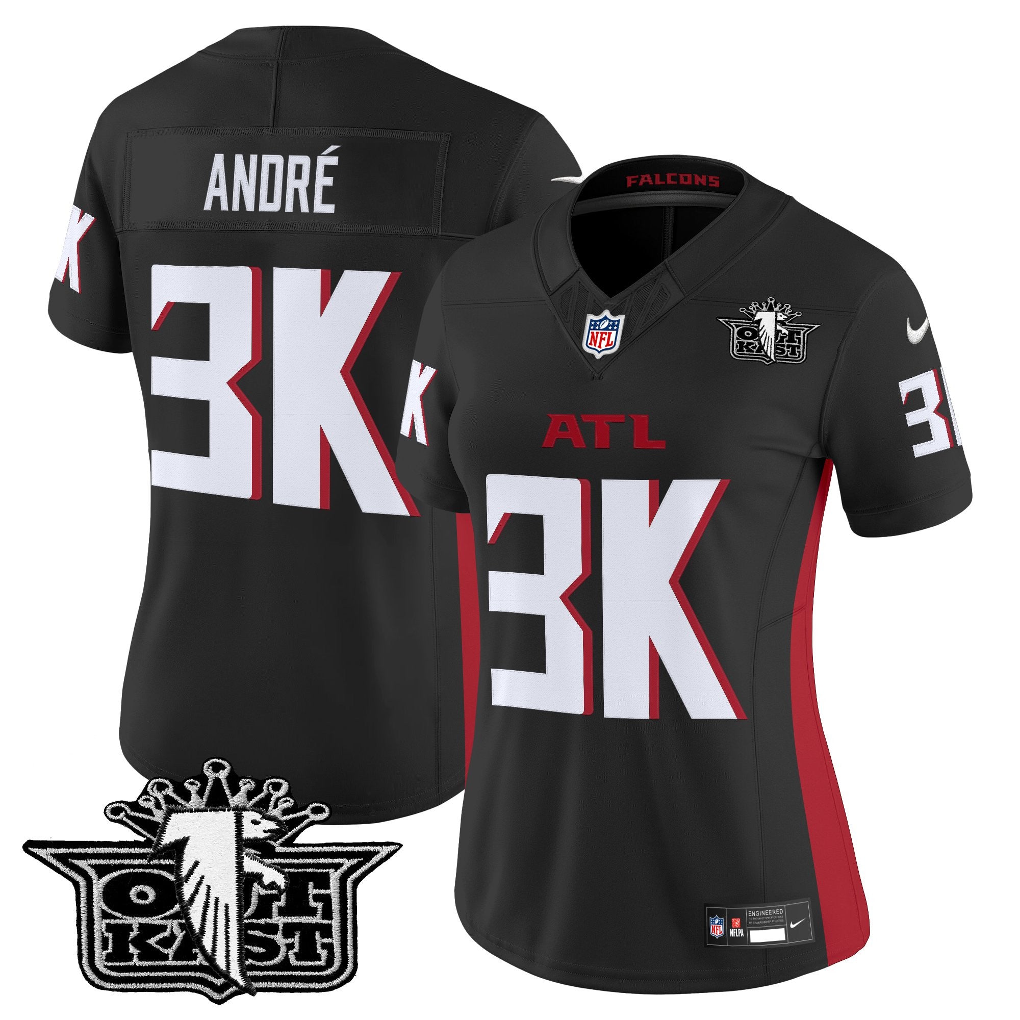 Women's Outkast x Atlanta Falcons 2025 Vapor Limited Jersey - All Stitched