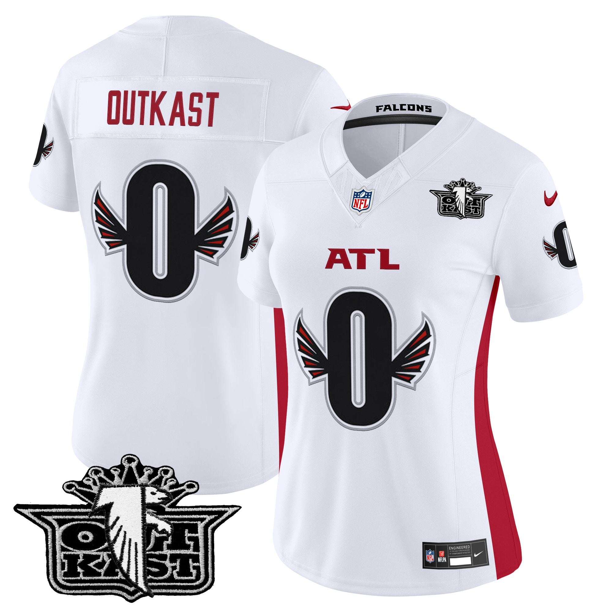 Women's Outkast x Atlanta Falcons 2025 Vapor Limited Jersey - All Stitched