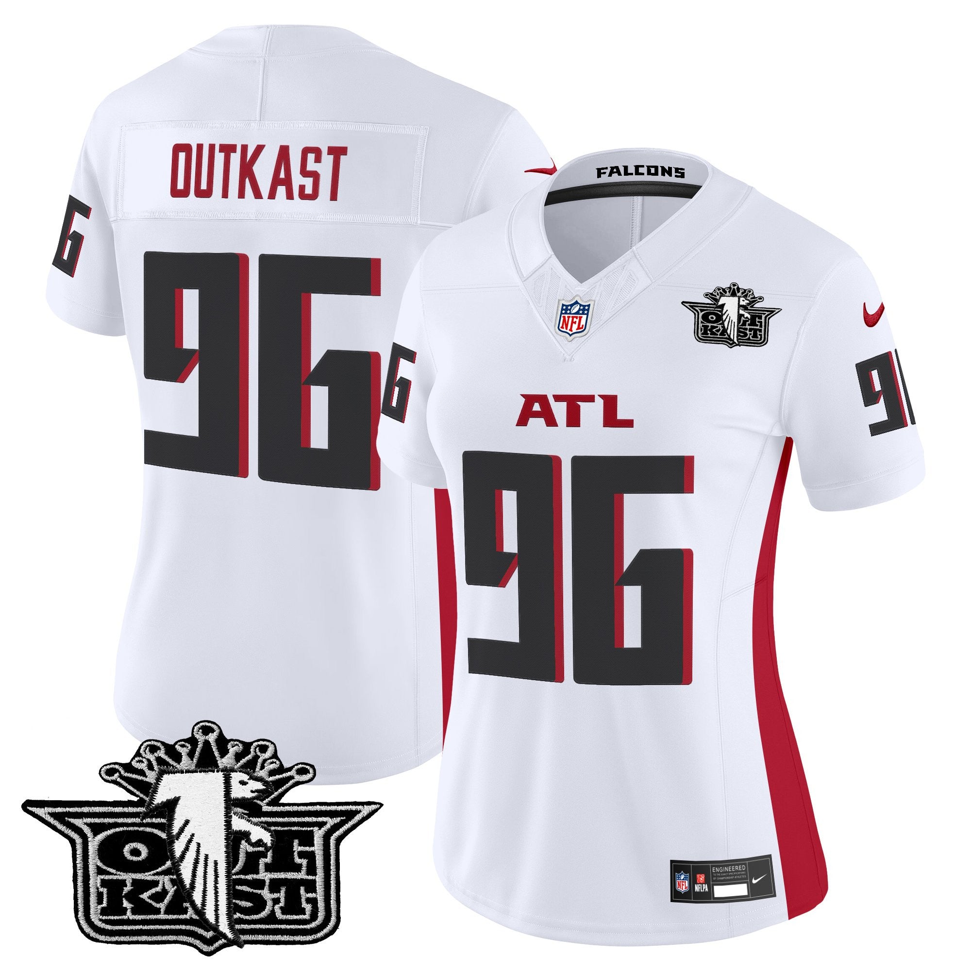 Women's Outkast x Atlanta Falcons 2025 Vapor Limited Jersey - All Stitched