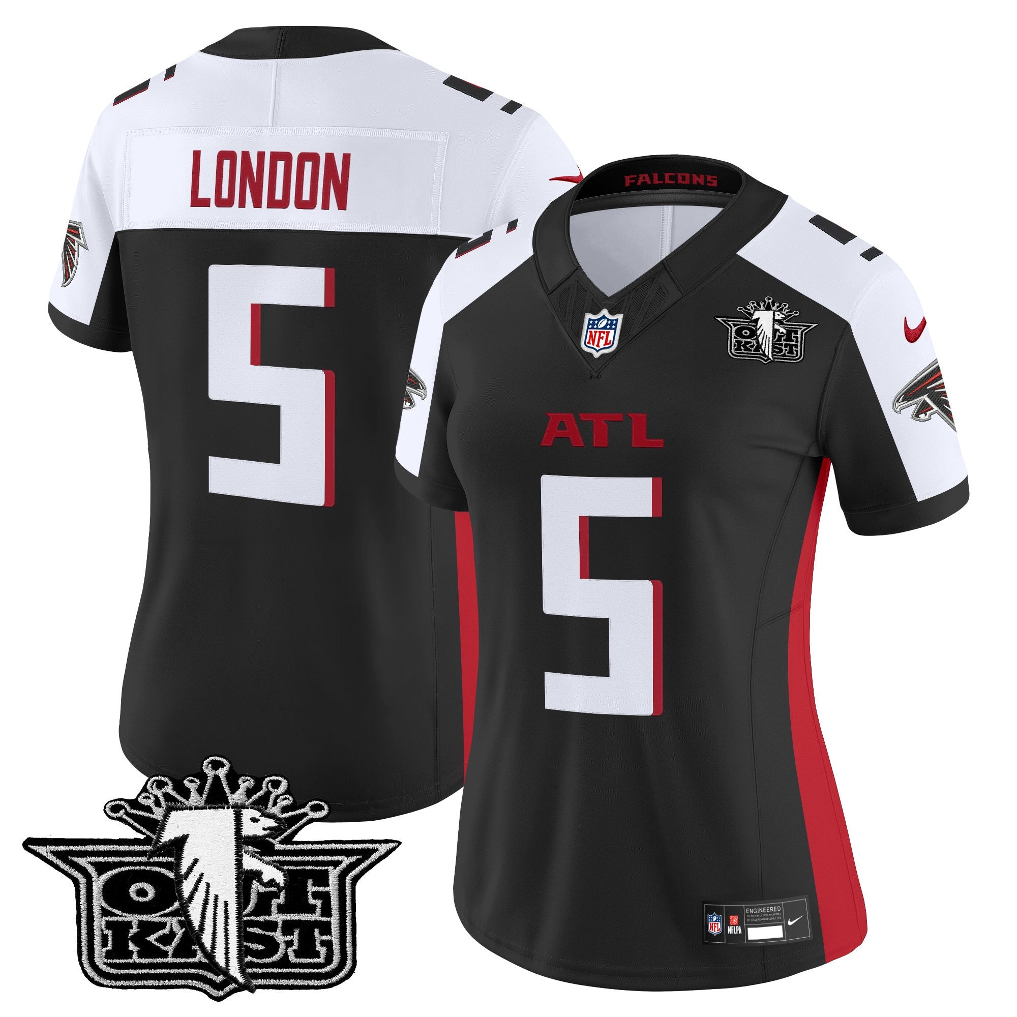 Women's Outkast x Atlanta Falcons 2025 Vapor Limited Jersey - All Stitched