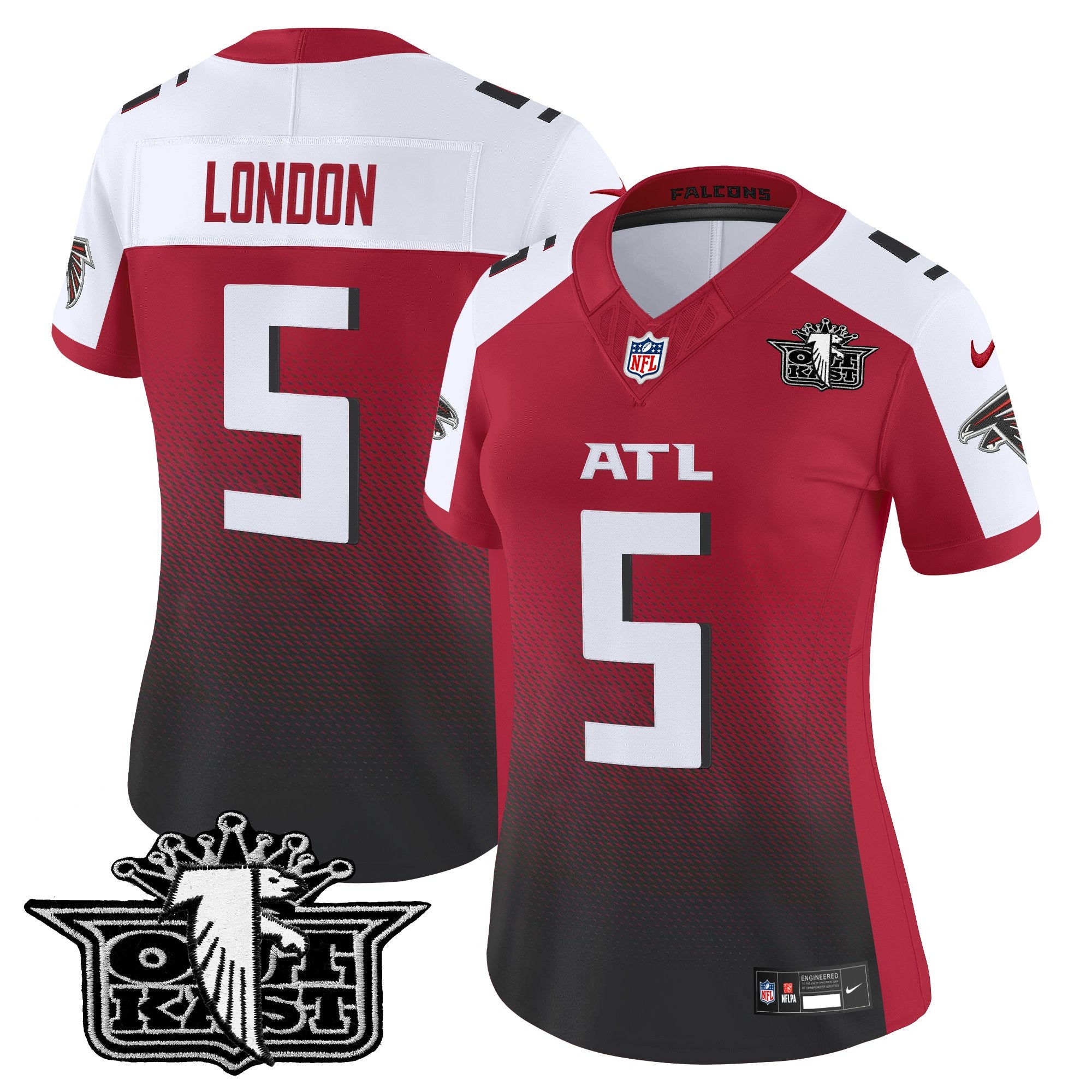 Women's Outkast x Atlanta Falcons 2025 Vapor Limited Jersey - All Stitched