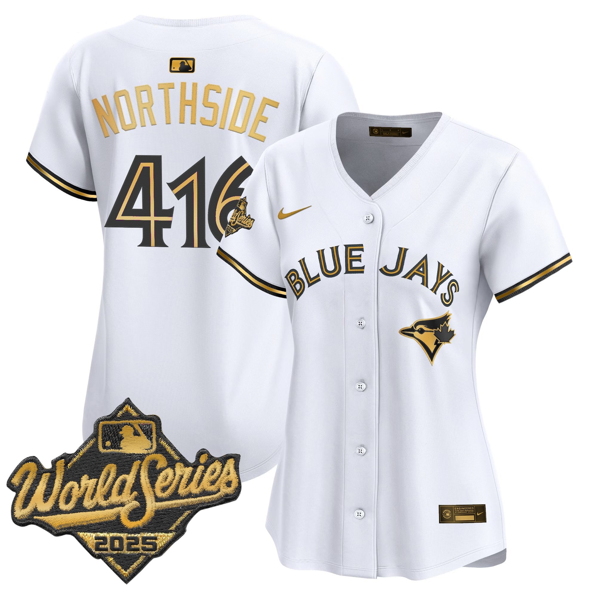Women's Toronto Blue Jays 2025 World Series Vapor Premier Limited Jersey - All Stitched