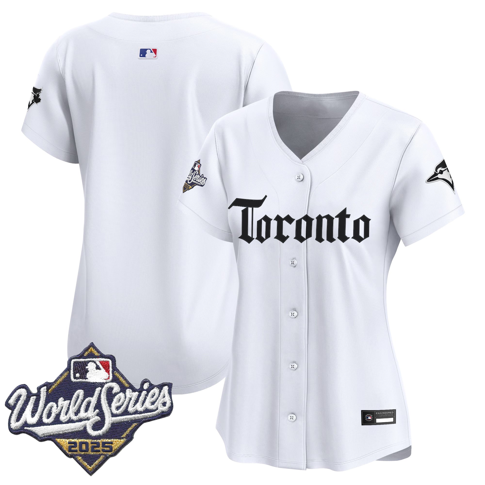 Women's Toronto Blue Jays 2025 World Series Vapor Premier Limited Jersey - Gothic North Edition - All Stitched