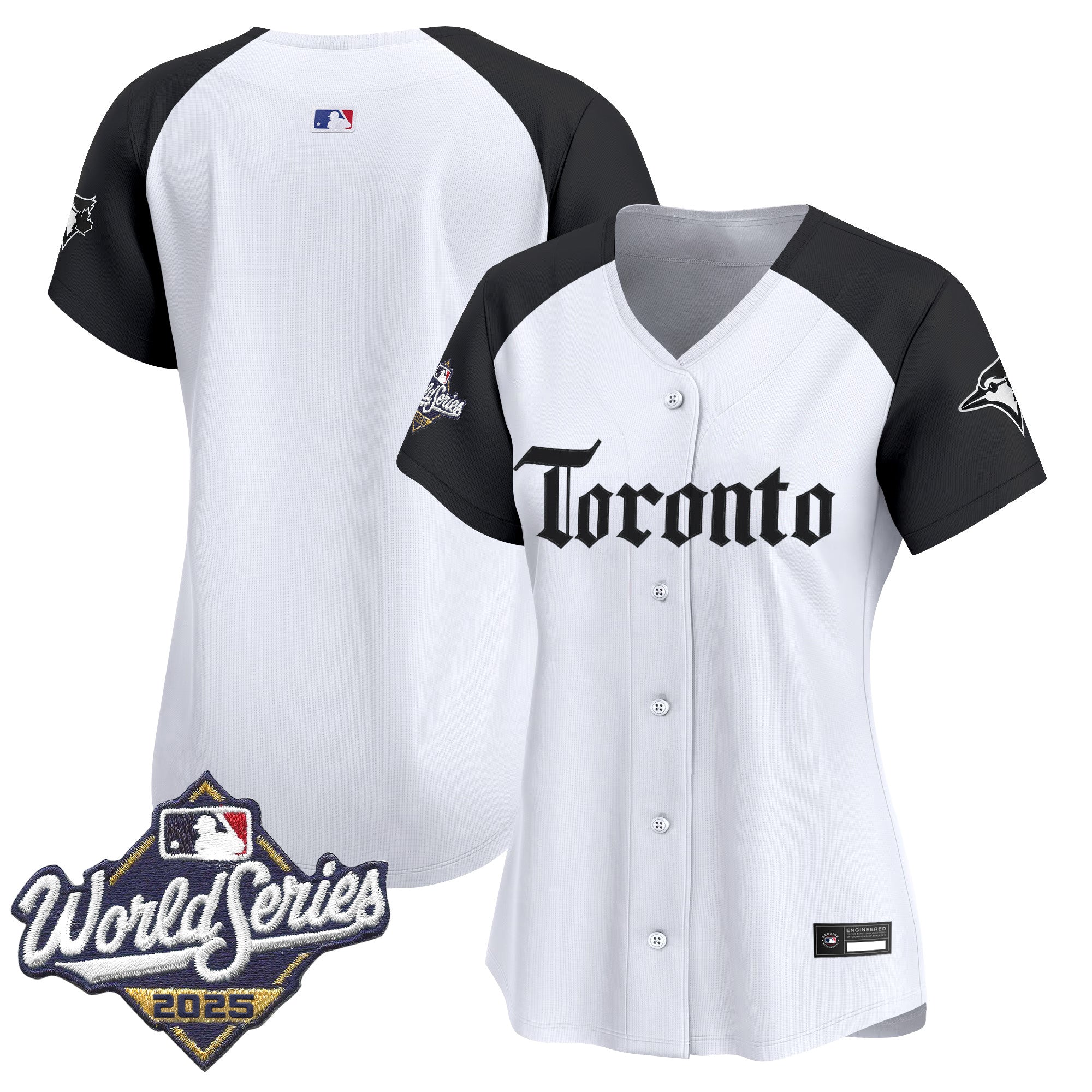 Women's Toronto Blue Jays 2025 World Series Vapor Premier Limited Jersey - Gothic North Edition - All Stitched