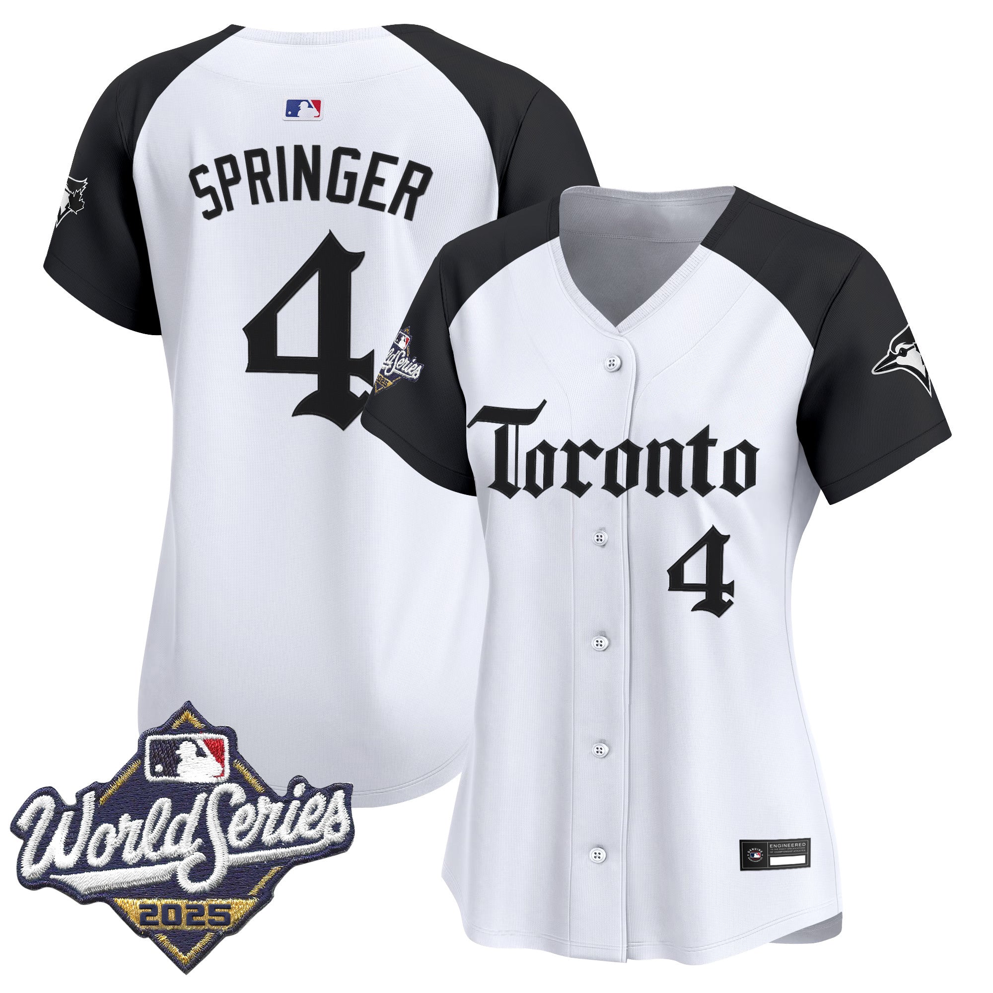 Women's Toronto Blue Jays 2025 World Series Vapor Premier Limited Jersey - Gothic North Edition - All Stitched