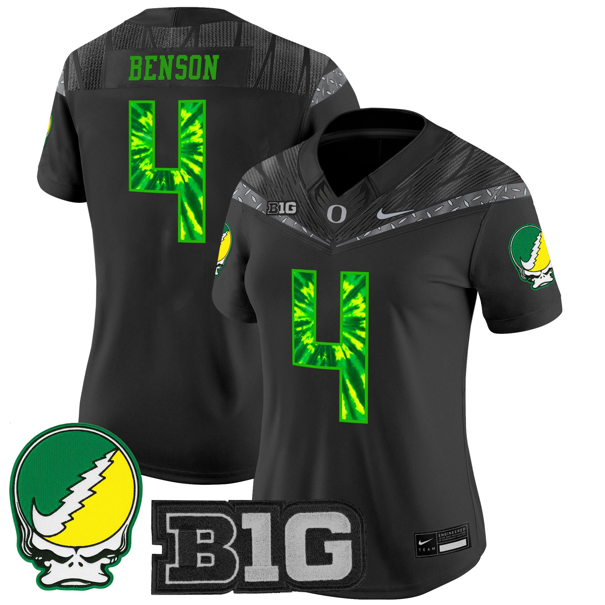 Women's Oregon Ducks 2025 "Grateful Ducks" Vapor Limited Jersey - All Stitched