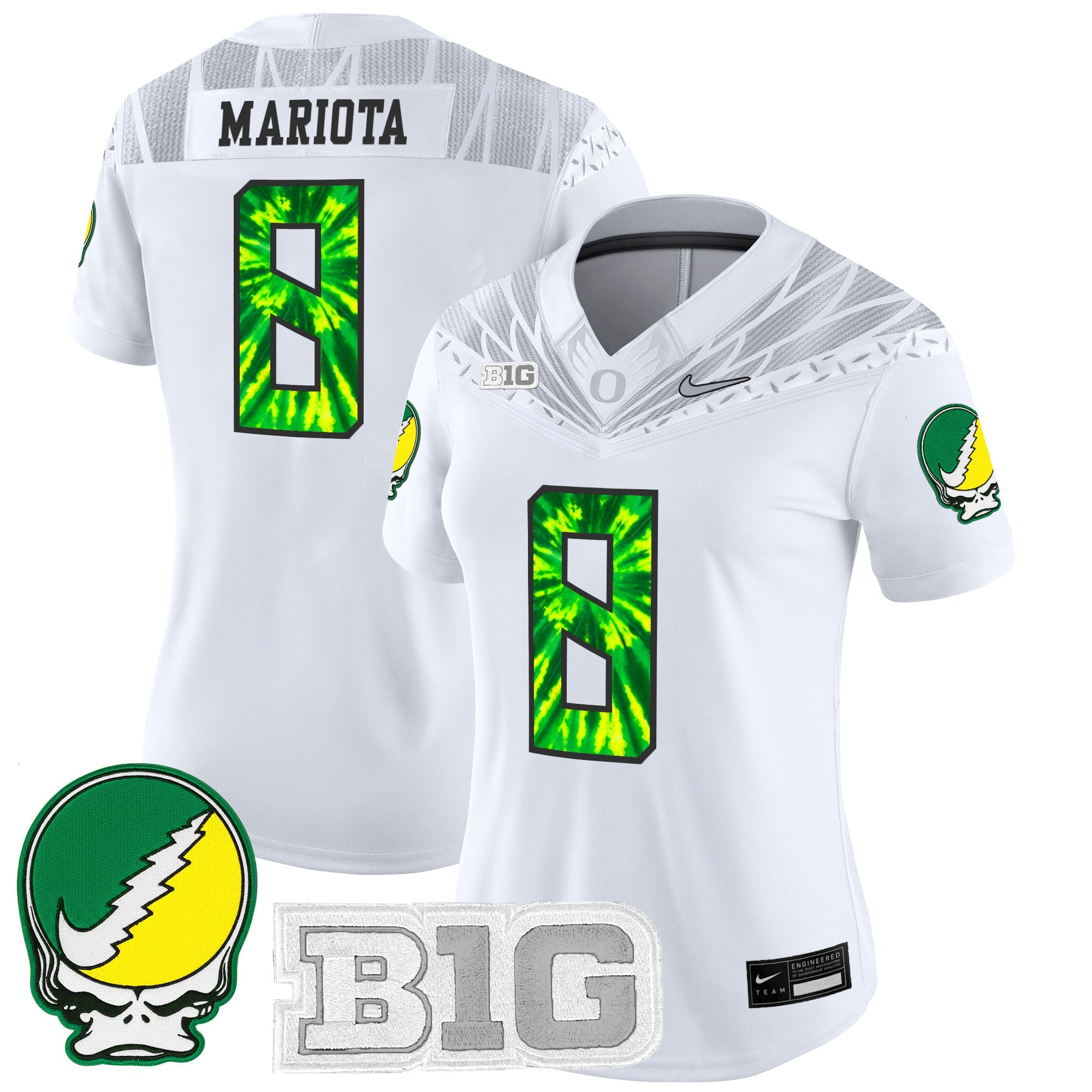 Women's Oregon Ducks 2025 "Grateful Ducks" Vapor Limited Jersey - All Stitched