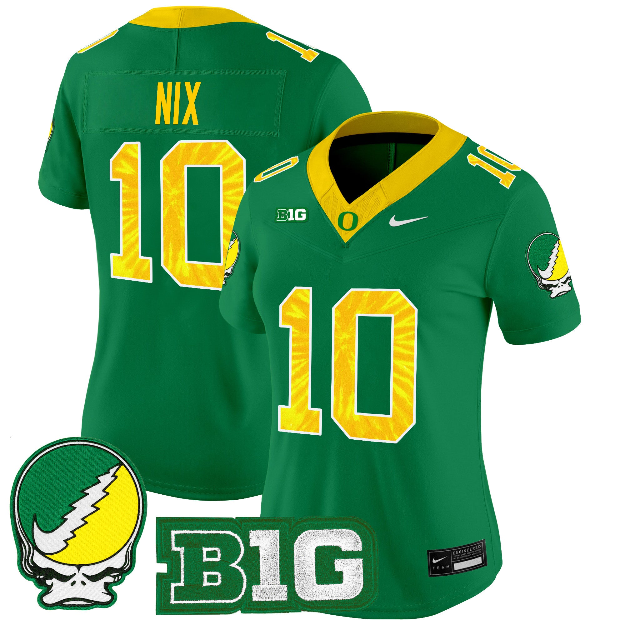 Women's Oregon Ducks 2025 "Grateful Ducks" Vapor Limited Jersey - All Stitched