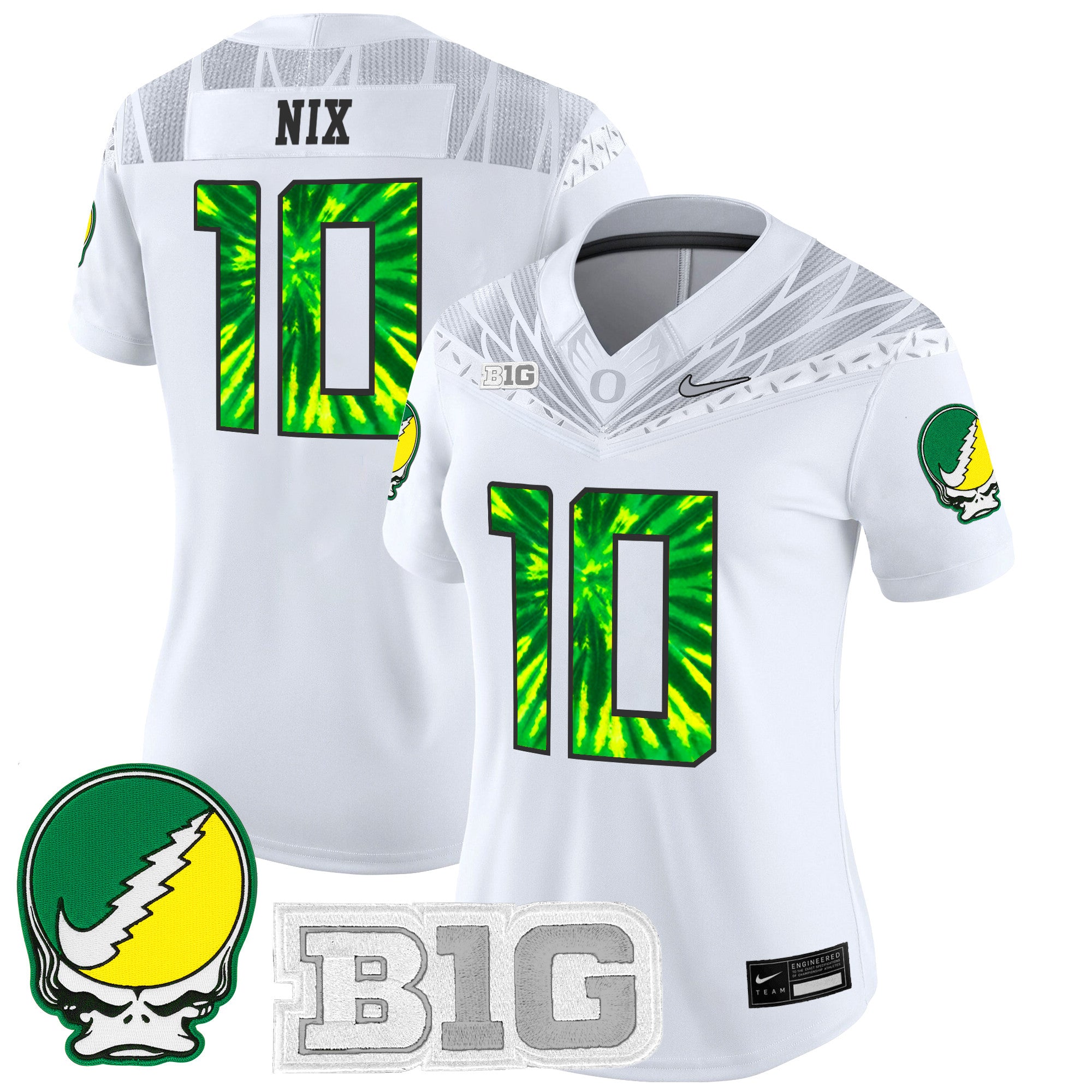 Women's Oregon Ducks 2025 "Grateful Ducks" Vapor Limited Jersey - All Stitched