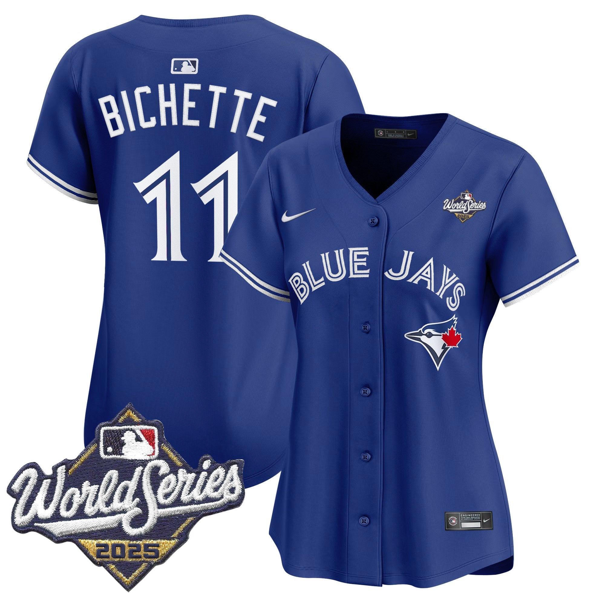 Women's Toronto Blue Jays 2025 World Series Vapor Premier Limited Jersey V2 - All Stitched