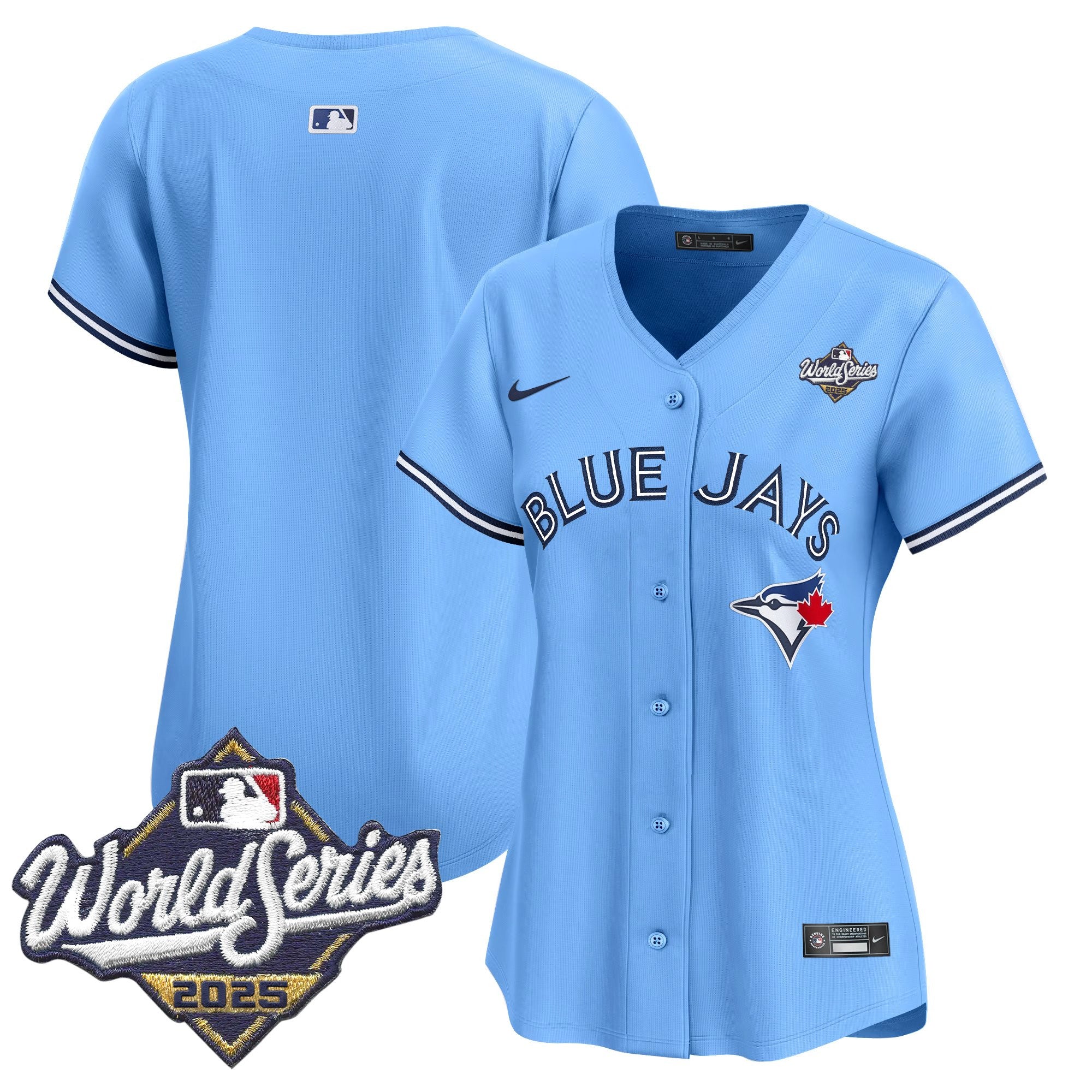 Women's Toronto Blue Jays 2025 World Series Vapor Premier Limited Jersey V2 - All Stitched