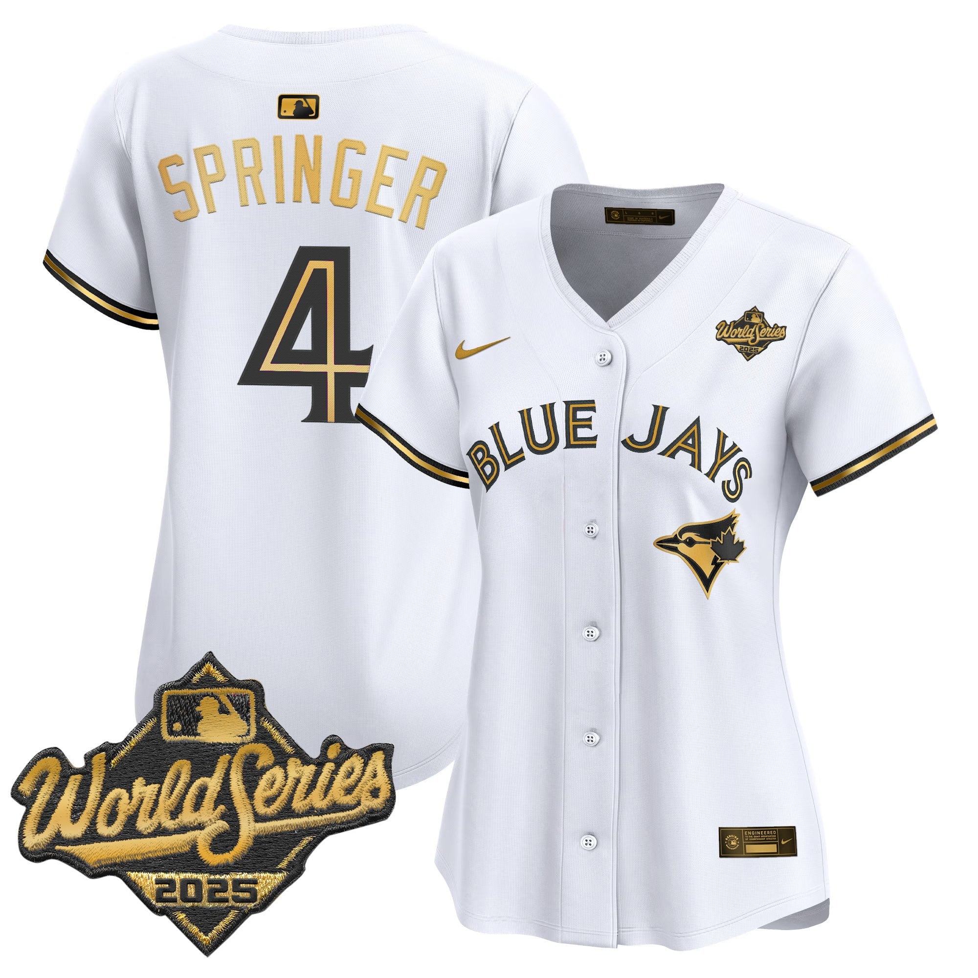 Women's Toronto Blue Jays 2025 World Series Vapor Premier Limited Jersey V2 - All Stitched