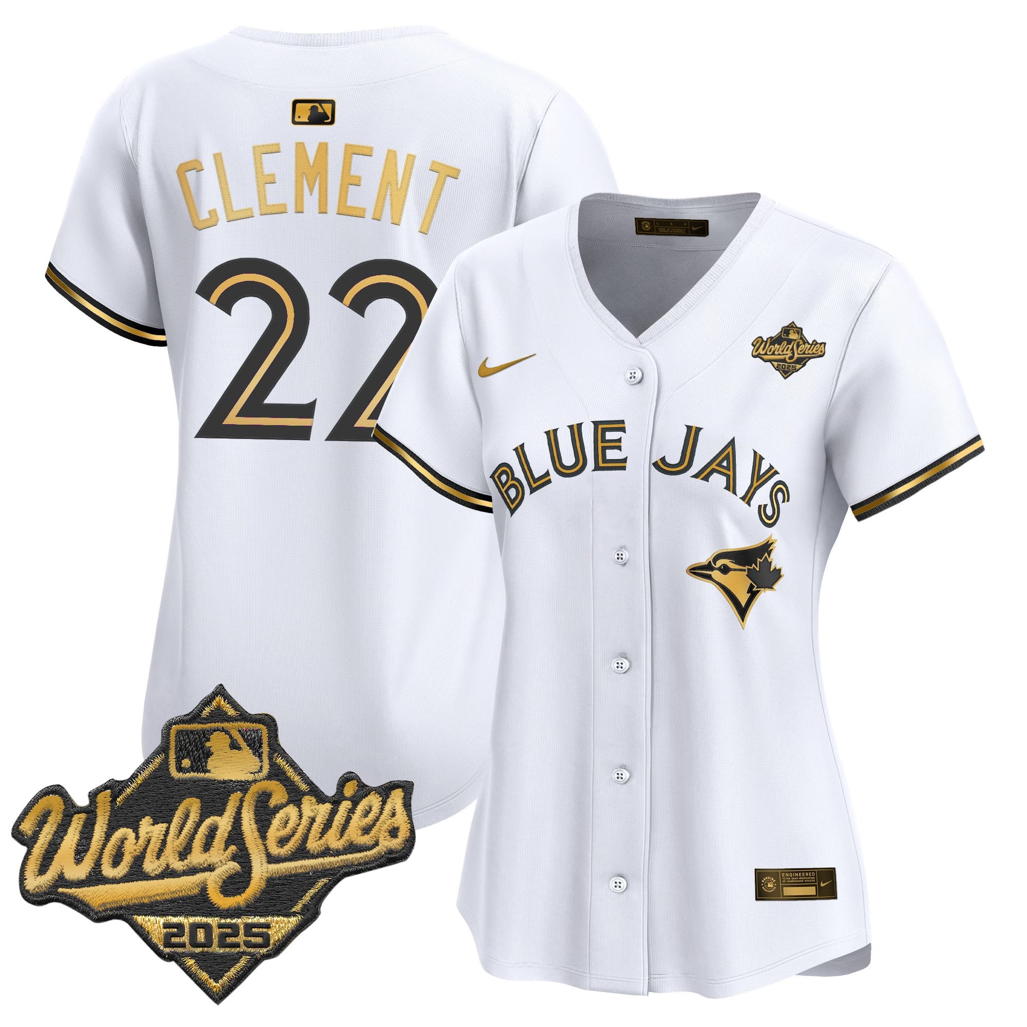 Women's Toronto Blue Jays 2025 World Series Vapor Premier Limited Jersey V2 - All Stitched