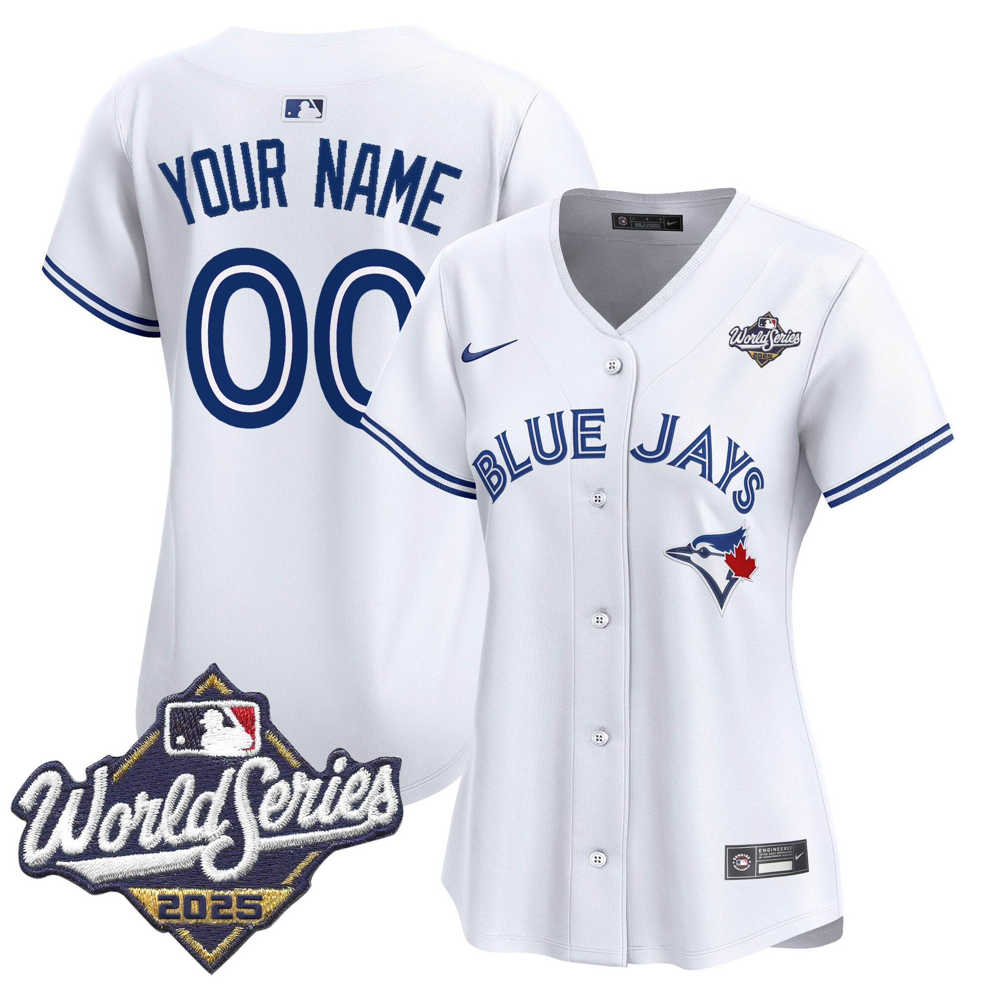 Toronto Blue Jays 2025 World Series Vapor Premier Limited Custom Jersey V2 - All Stitched