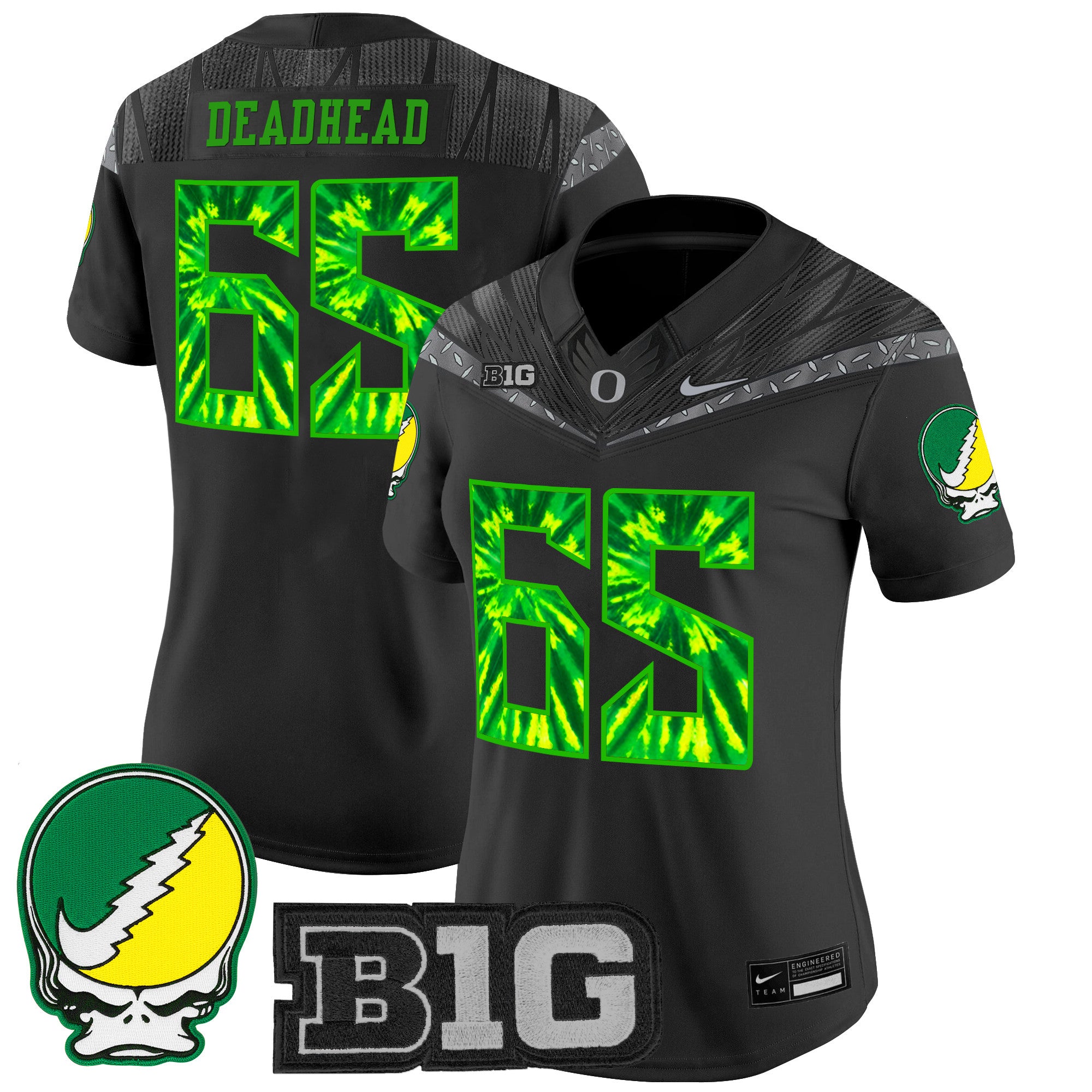Women's Oregon Ducks 2025 "Grateful Ducks" Vapor Limited Jersey - All Stitched