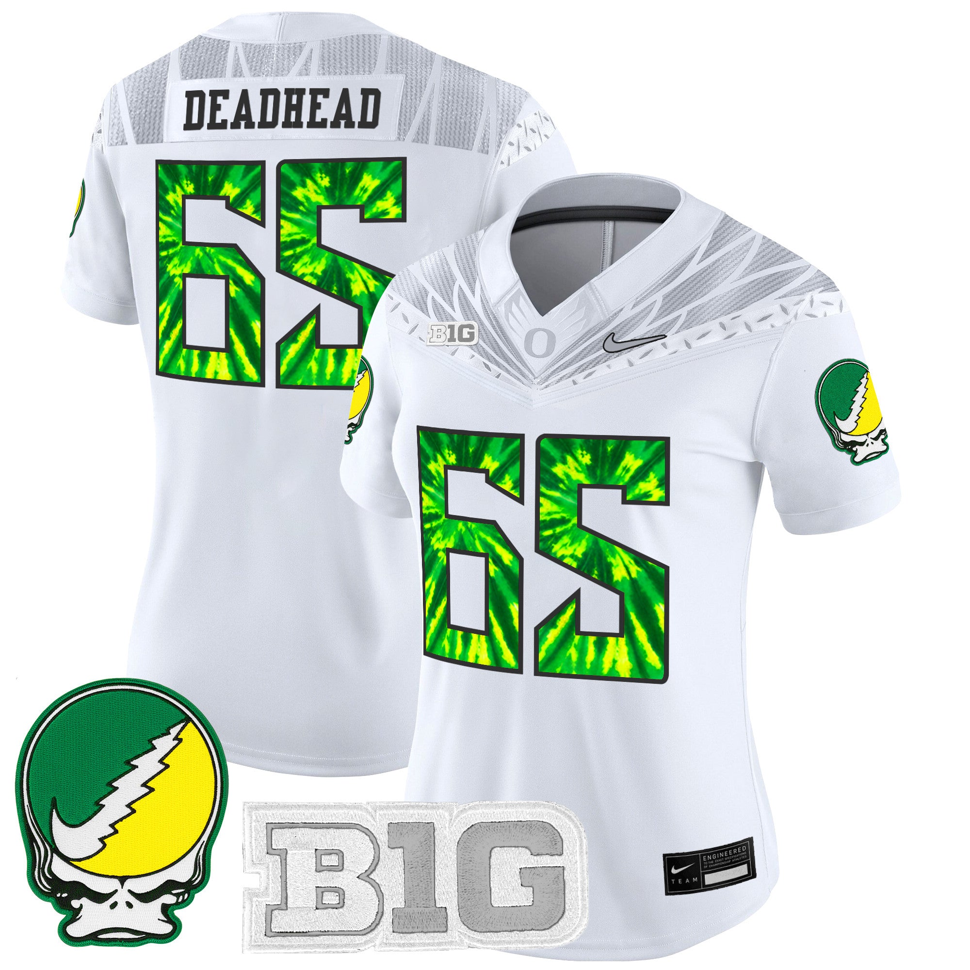 Women's Oregon Ducks 2025 "Grateful Ducks" Vapor Limited Jersey - All Stitched