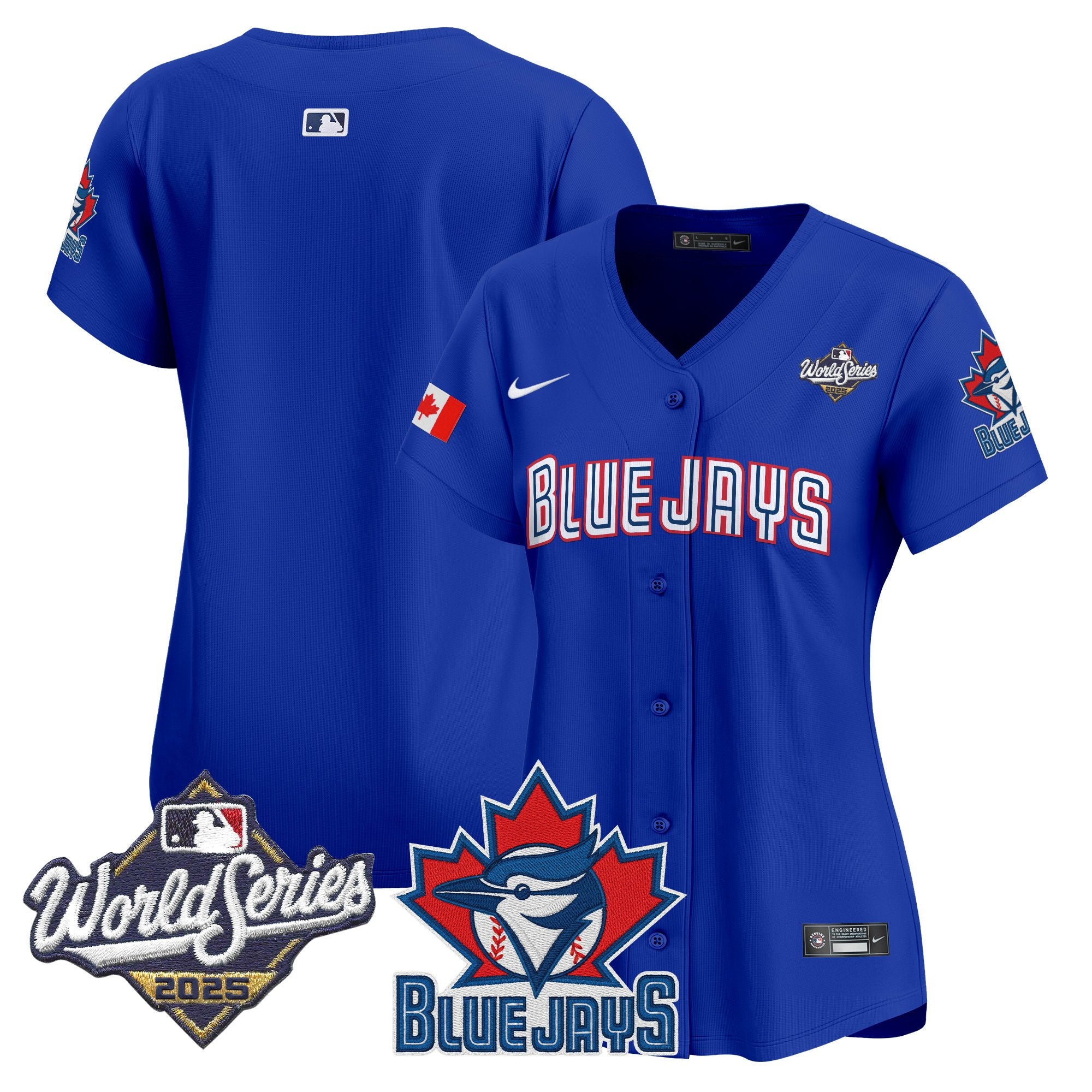 Women's Toronto Blue Jays 2025 World Series Vapor Premier Limited Jersey V3 - All Stitched