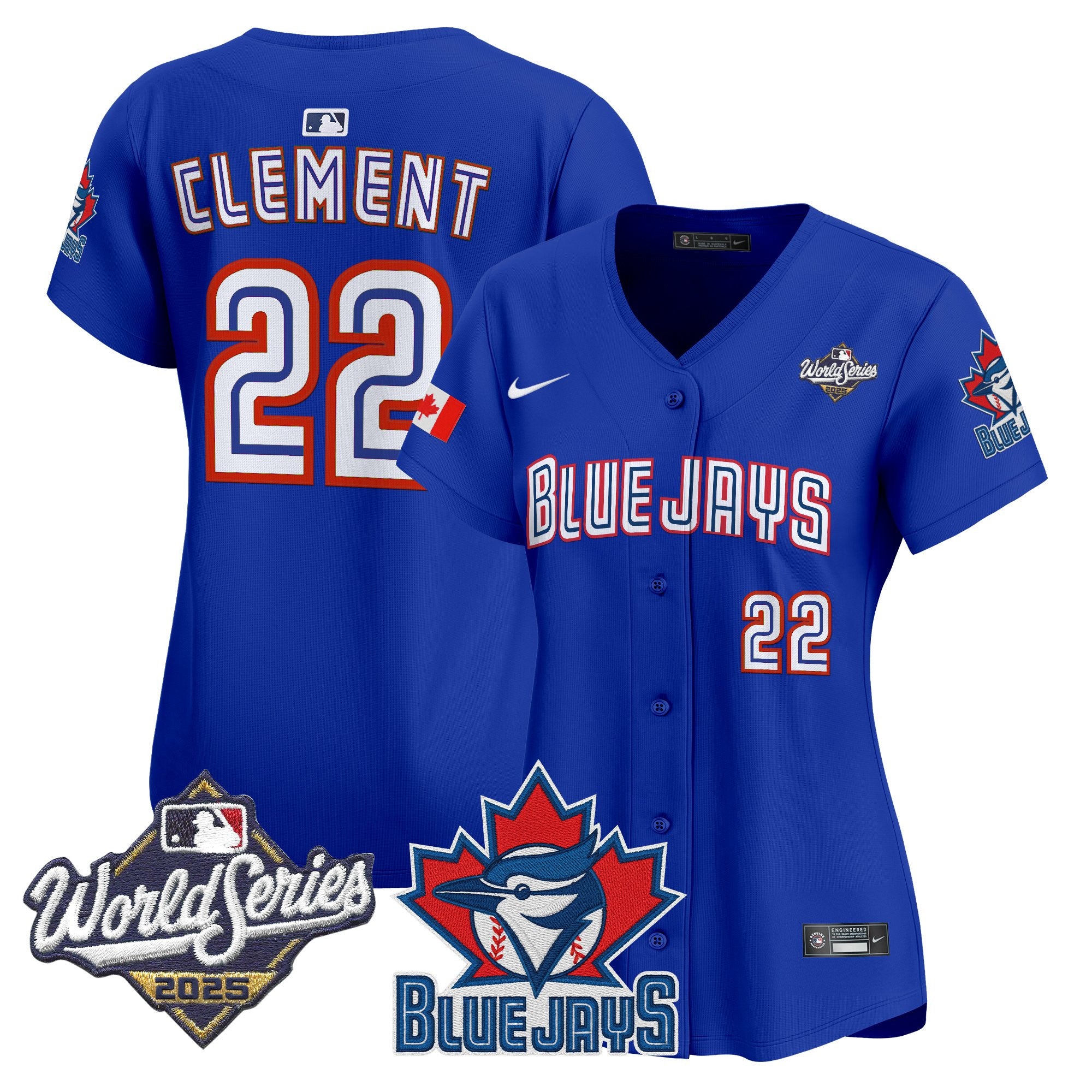 Women's Toronto Blue Jays 2025 World Series Vapor Premier Limited Jersey V3 - All Stitched
