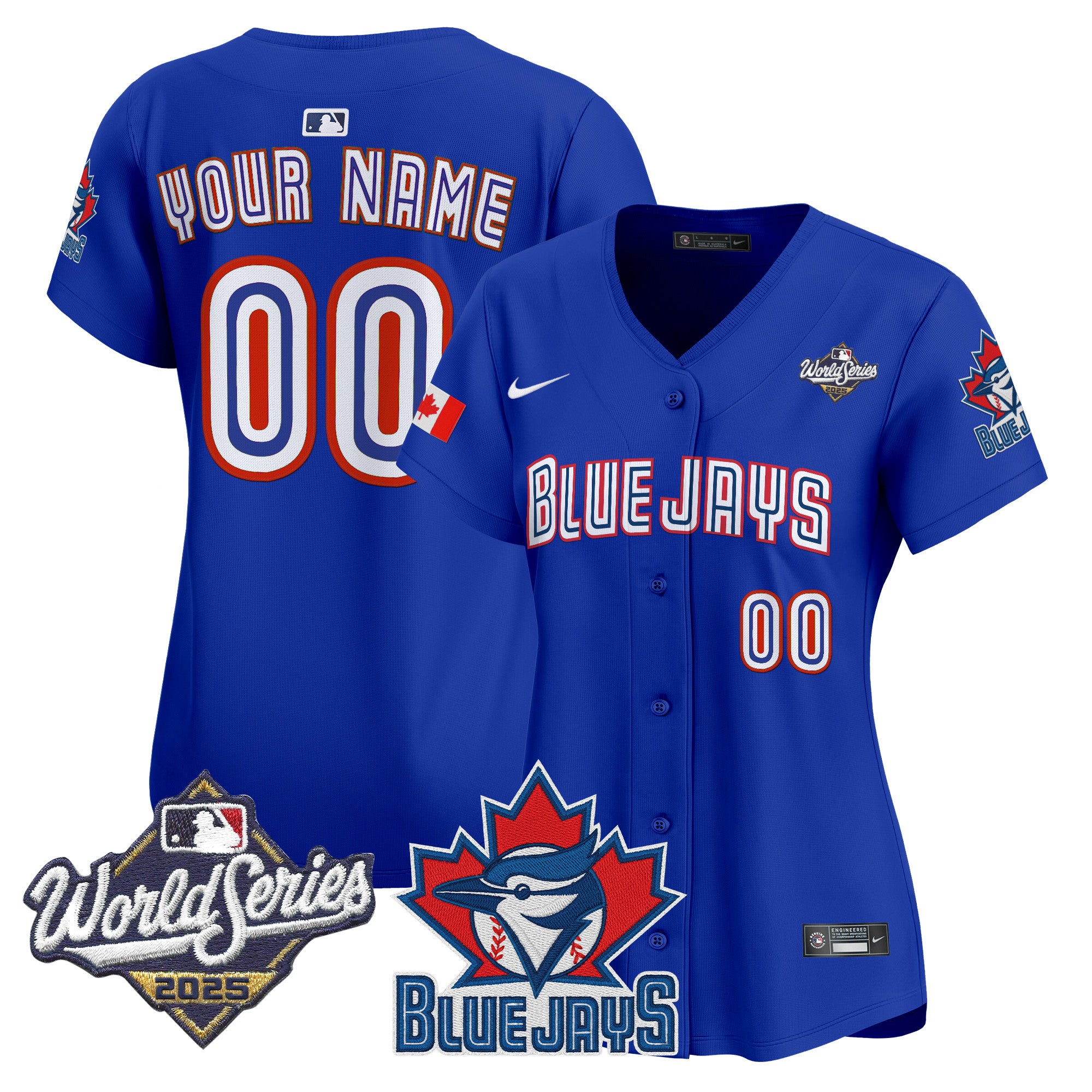 Toronto Blue Jays 2025 World Series Vapor Premier Limited Custom Jersey V3 - All Stitched