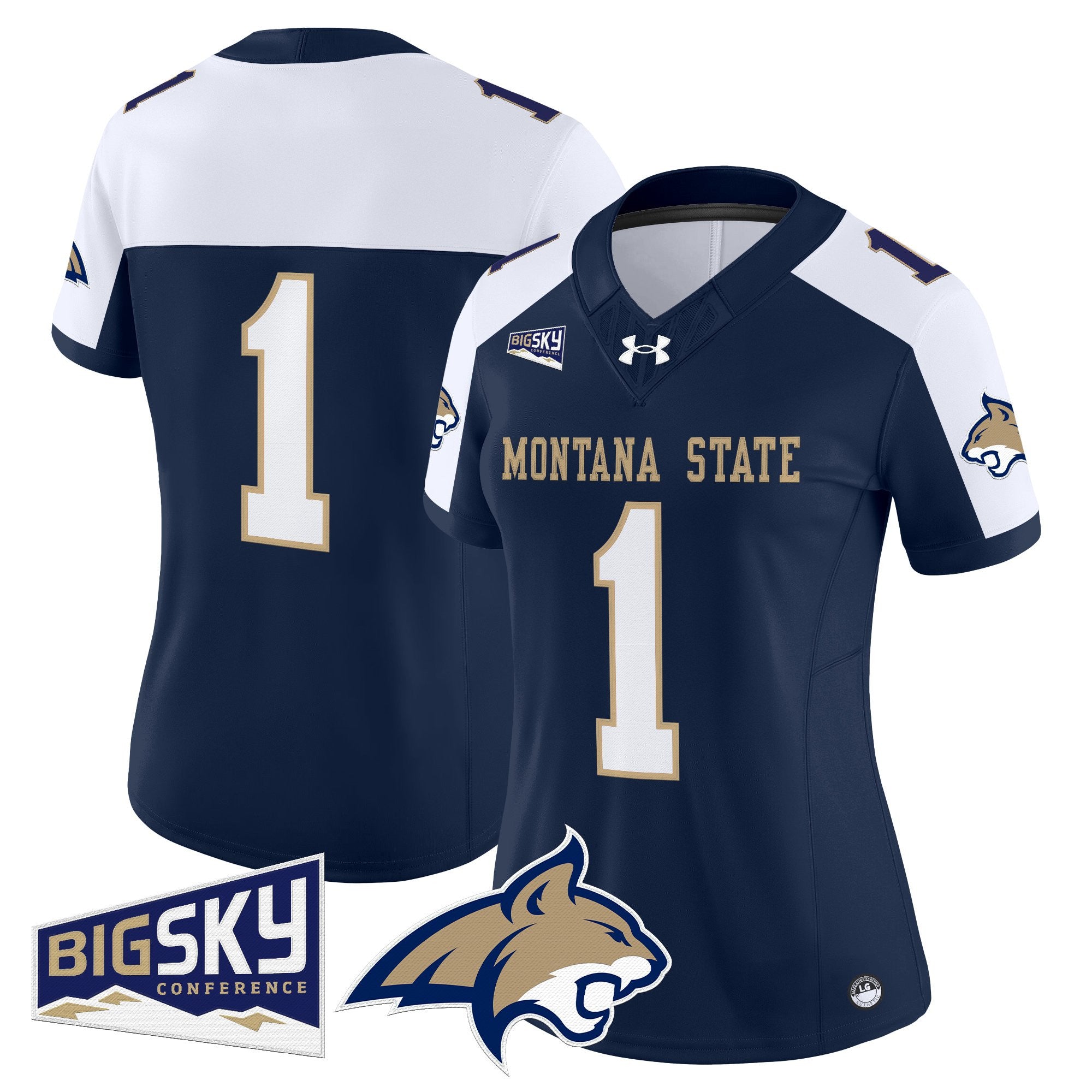 Women's Montana State Bobcats 2025 Vapor Limited Jersey - All Stitched