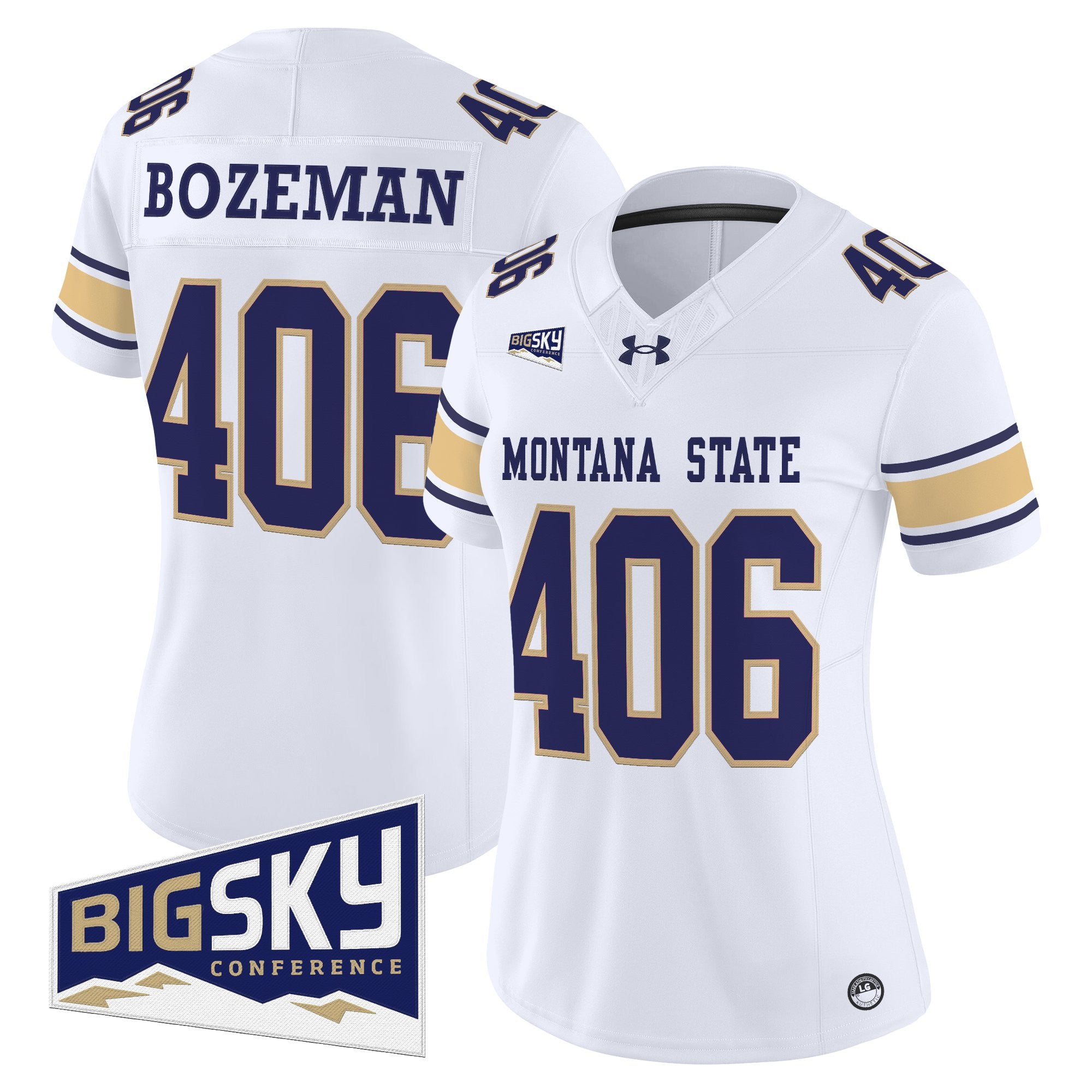 Women's Montana State Bobcats 2025 Vapor Limited Jersey - All Stitched