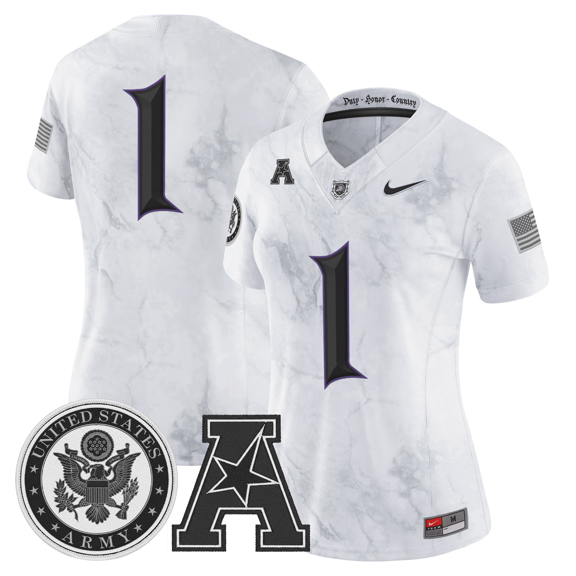 Women's Army Black Knights Honoring 250 Years Of Service And Sacrifice Vapor Limited Jersey - All Stitched