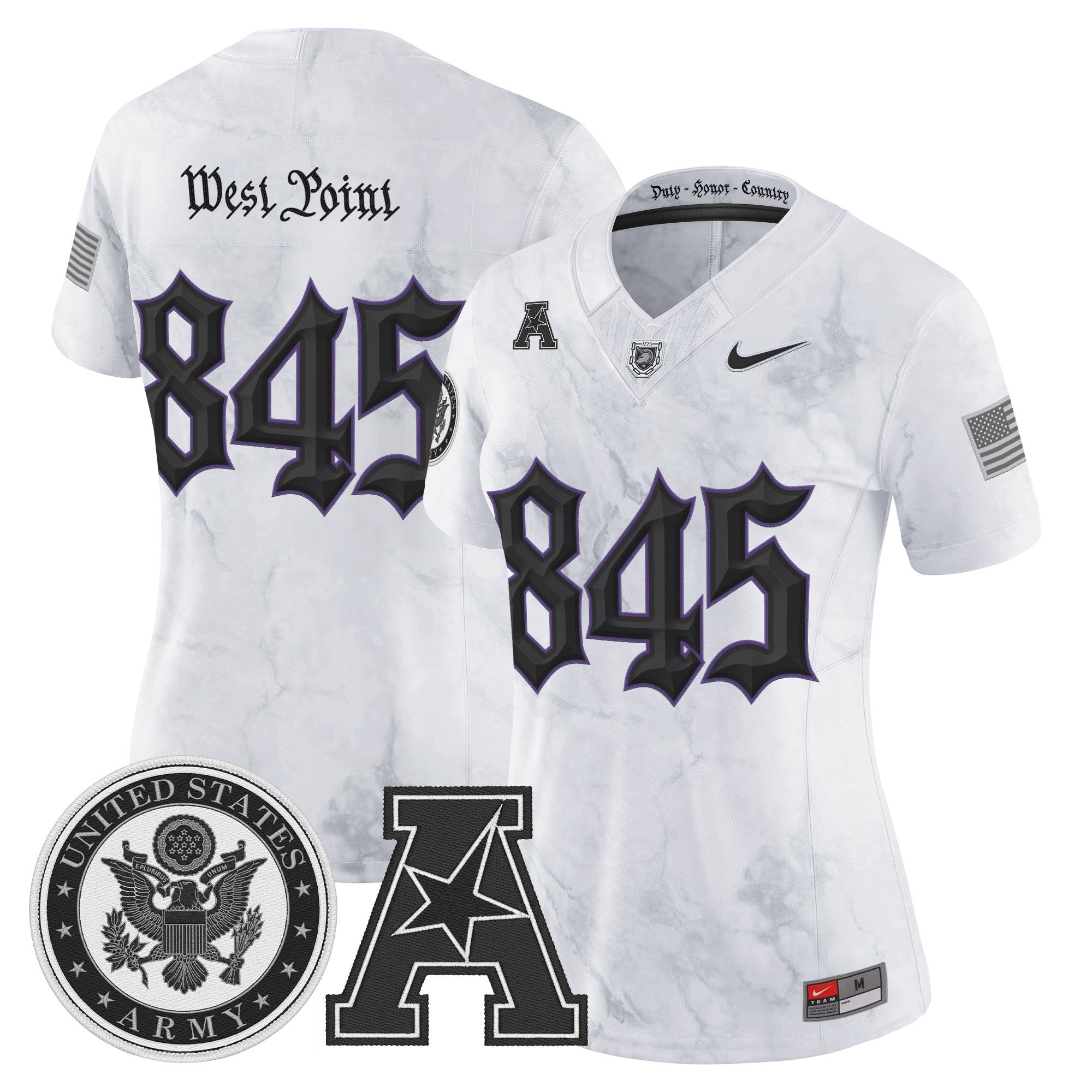 Women's Army Black Knights Honoring 250 Years Of Service And Sacrifice Vapor Limited Jersey - All Stitched
