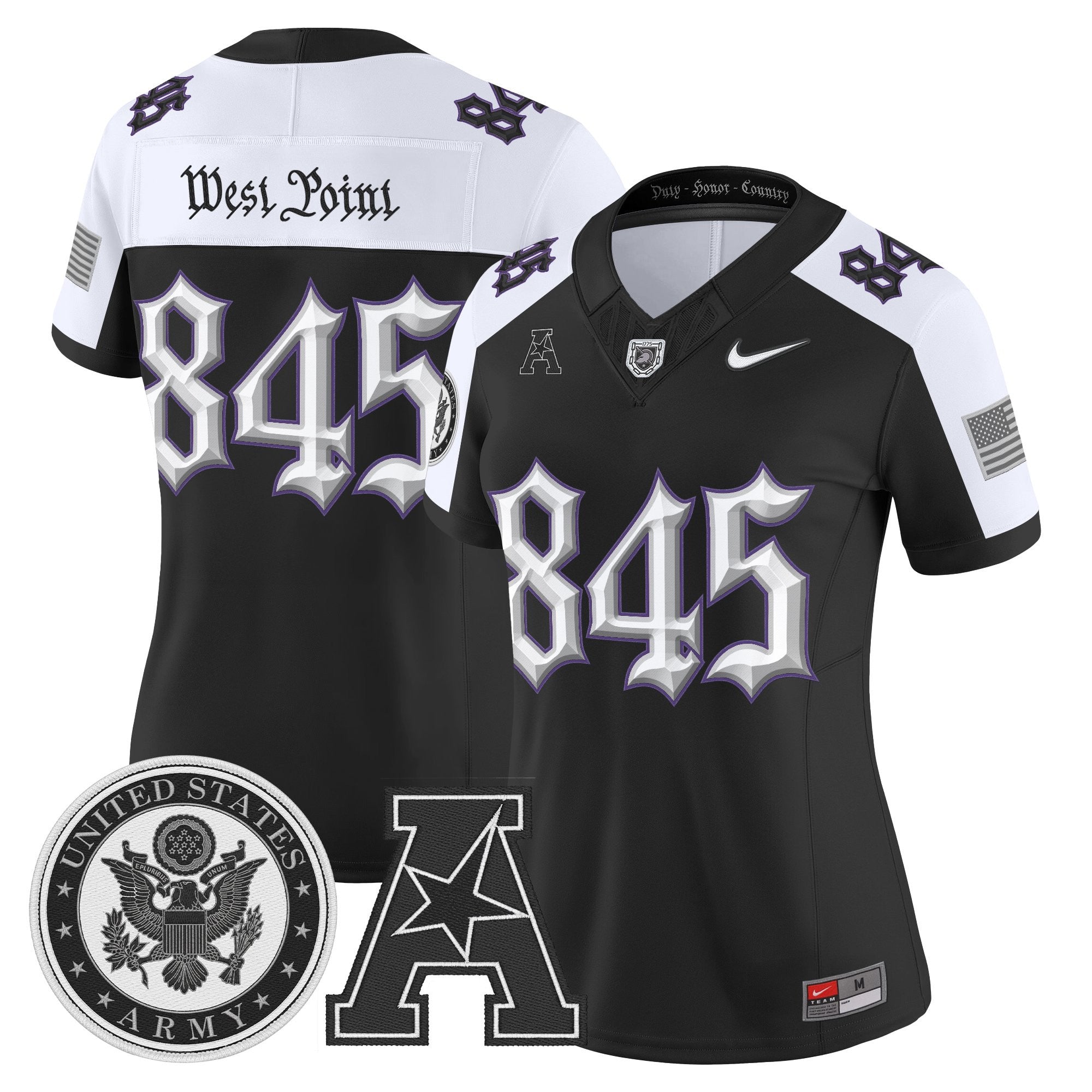 Women's Army Black Knights Honoring 250 Years Of Service And Sacrifice Vapor Limited Jersey - All Stitched