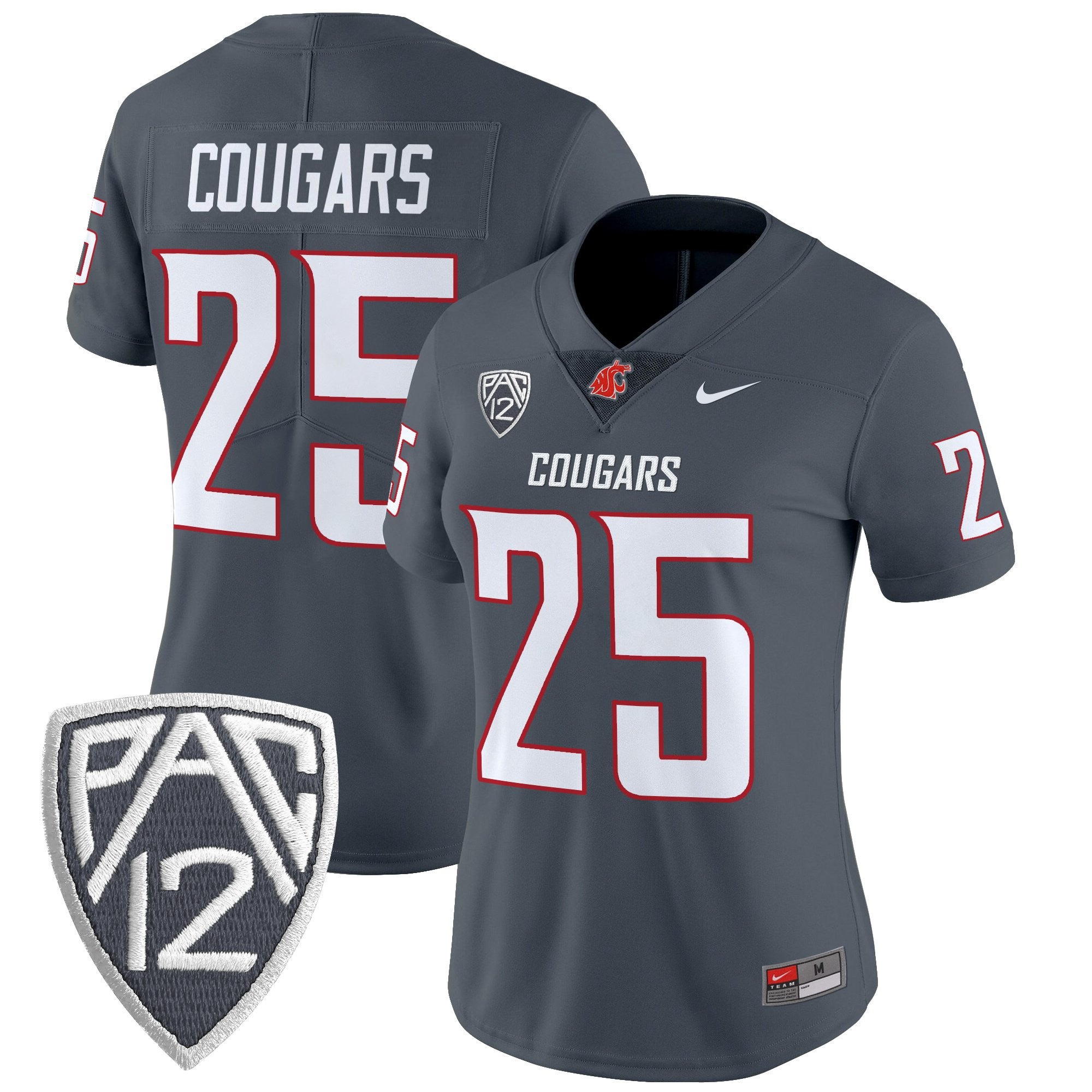 Women's Washington State Cougars 2025 Vapor Limited Jersey V2 - All Stitched