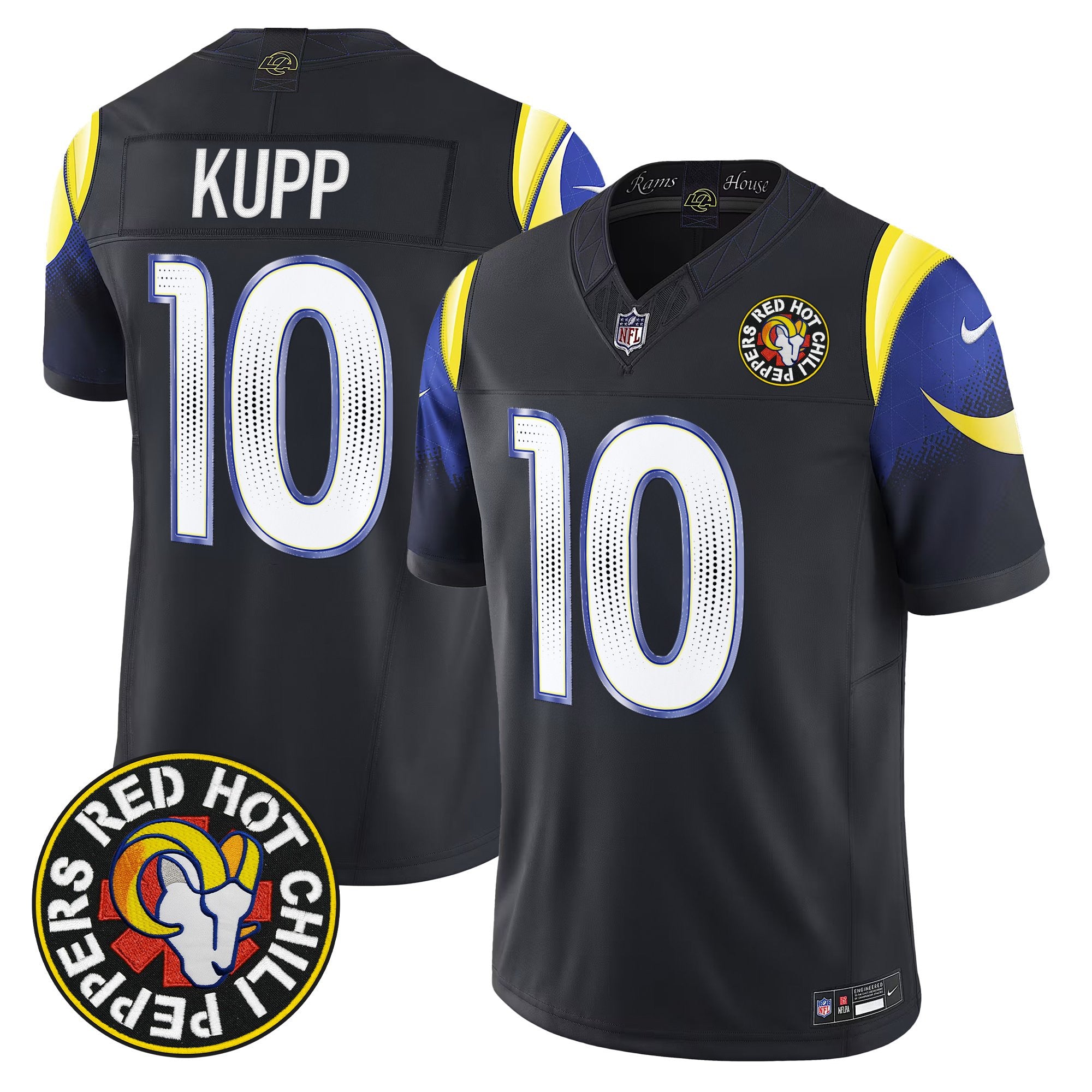 Red Hot Chili Peppers x Los Angeles Rams Vapor Limited Jersey - All Stitched