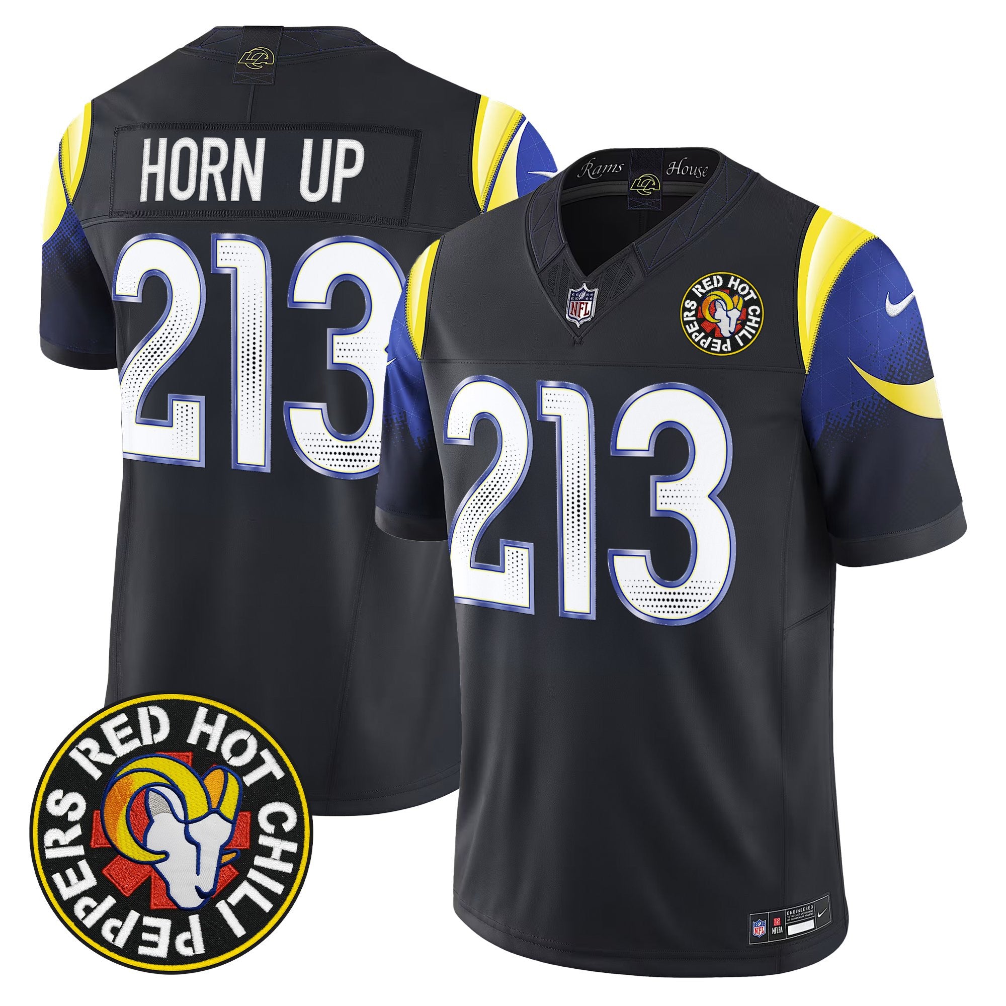 Red Hot Chili Peppers x Los Angeles Rams Vapor Limited Jersey - All Stitched