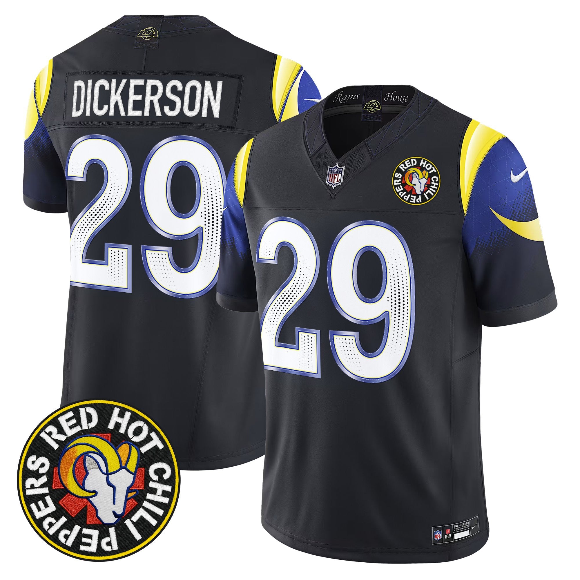 Red Hot Chili Peppers x Los Angeles Rams Vapor Limited Jersey - All Stitched