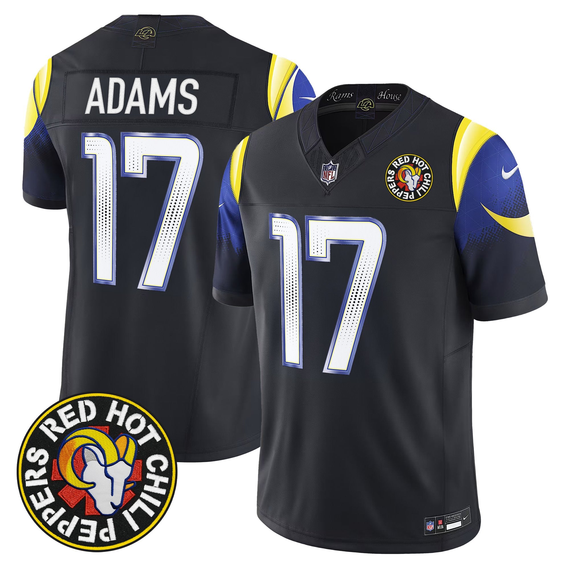 Red Hot Chili Peppers x Los Angeles Rams Vapor Limited Jersey - All Stitched