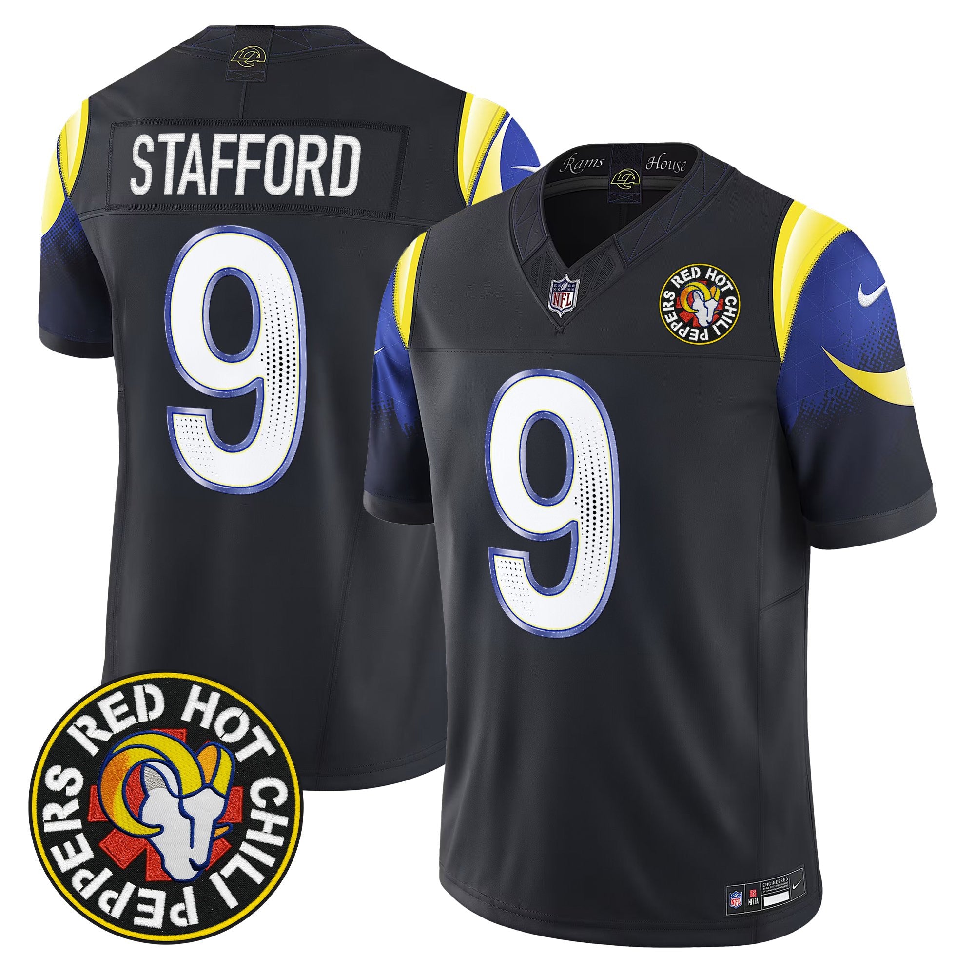 Red Hot Chili Peppers x Los Angeles Rams Vapor Limited Jersey - All Stitched