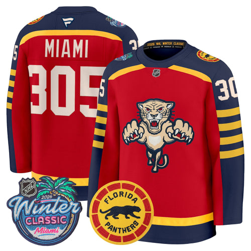 Florida Panthers 2026 Winter Classic Premium Jersey - All Stitched