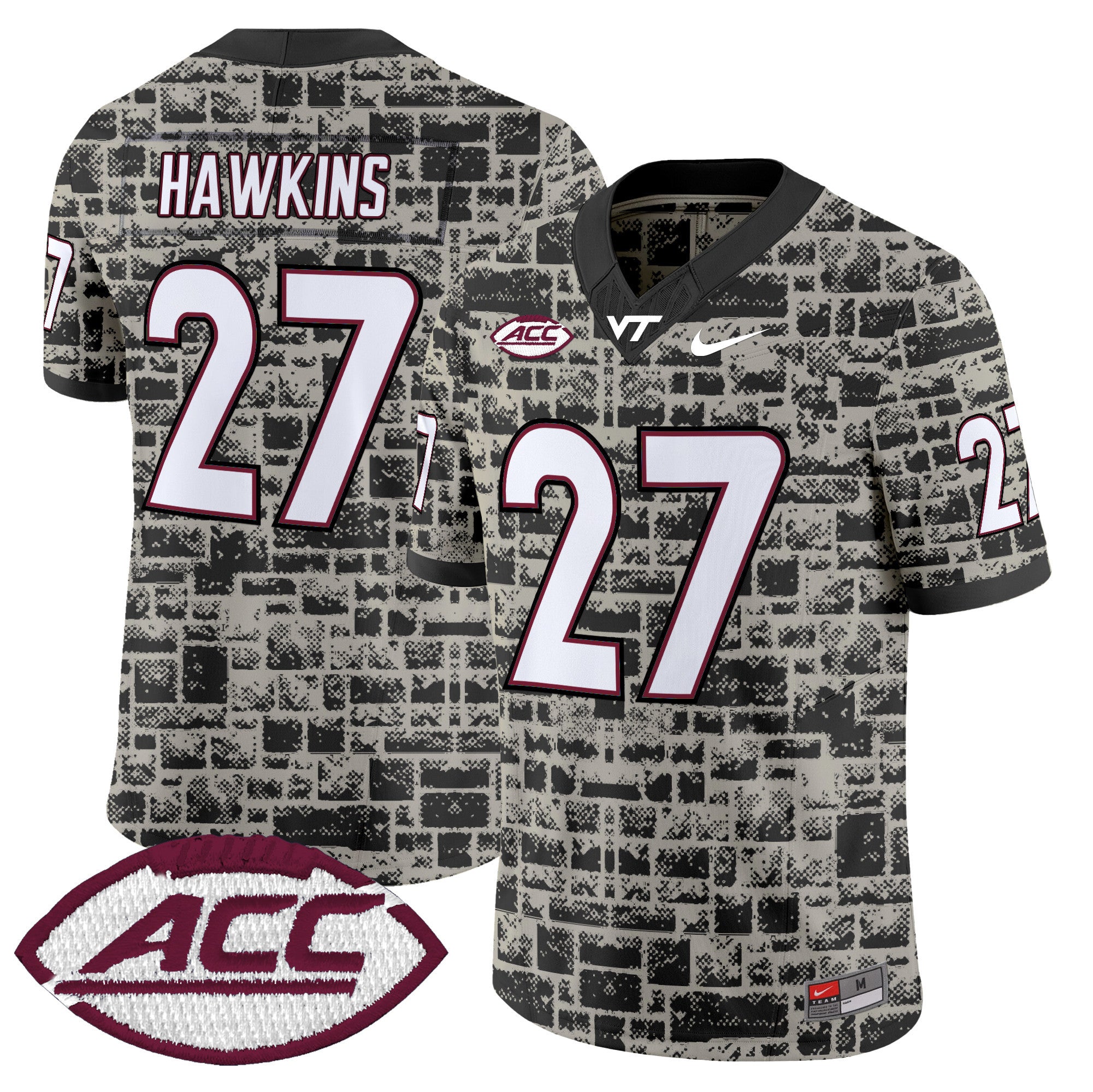 Virginia Tech Hokies 2025 Stone Vapor Limited Jersey - Stitched