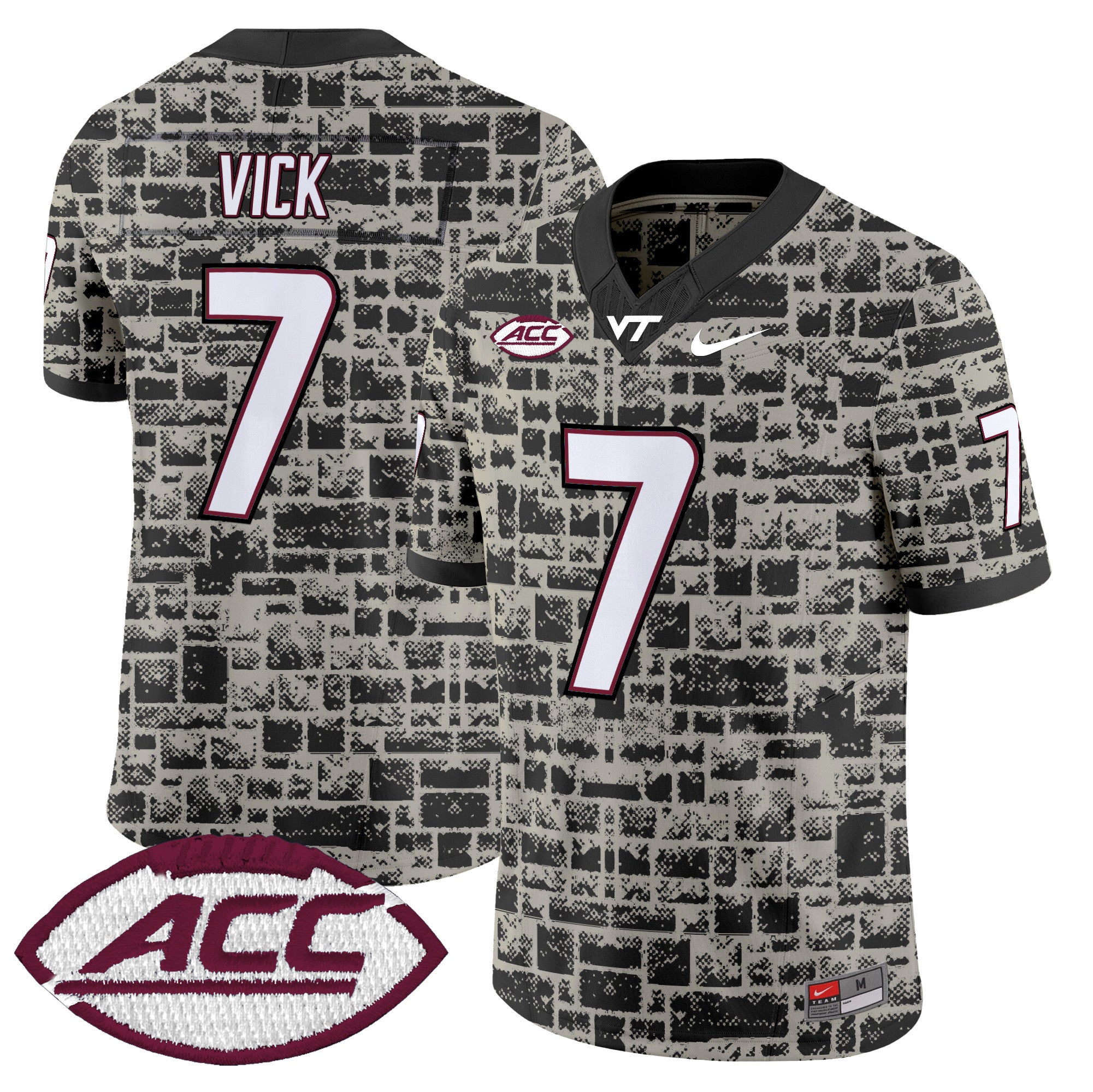 Virginia Tech Hokies 2025 Stone Vapor Limited Jersey - Stitched
