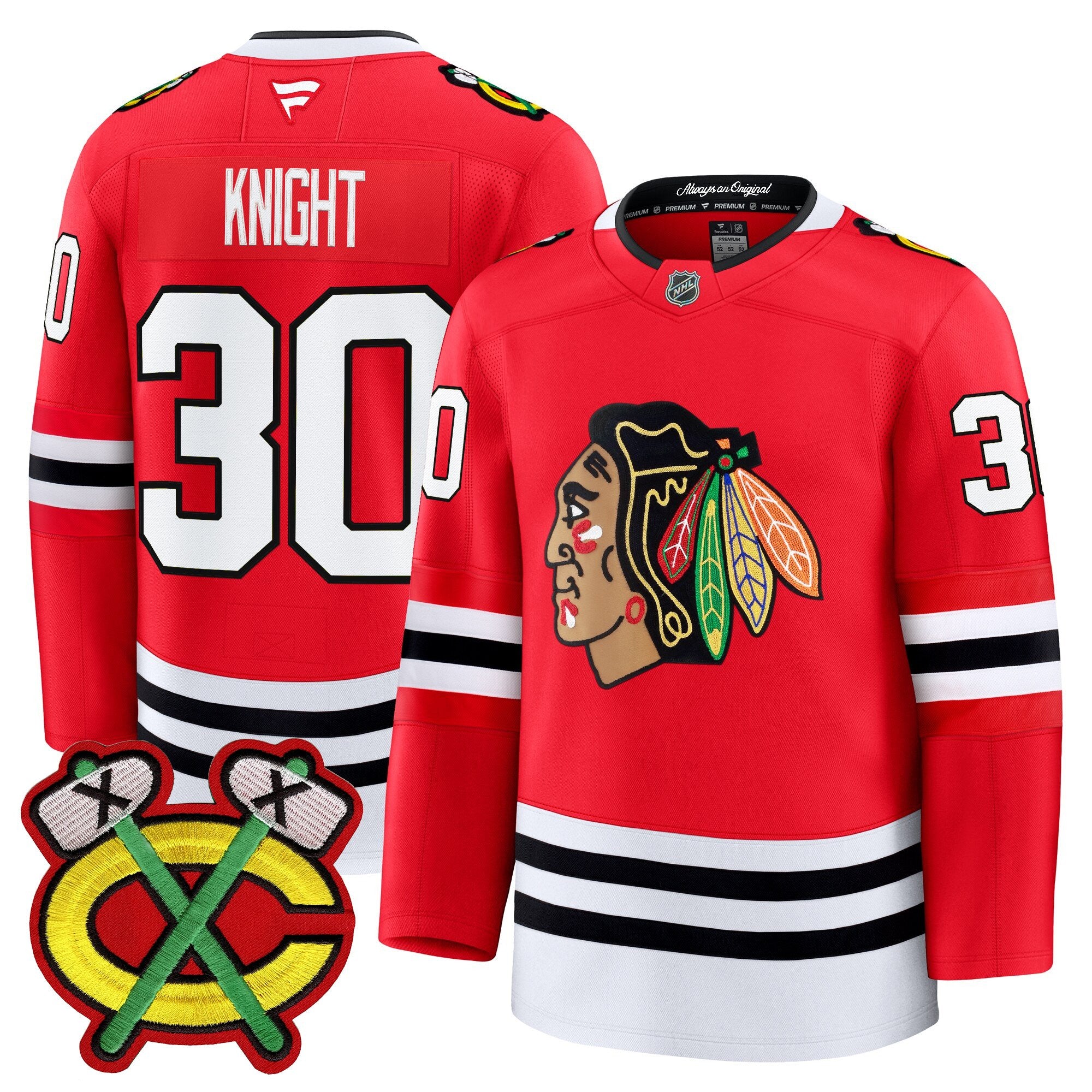 Men's Chicago Blackhawks 2025/26 Premium Jersey - All Stitched