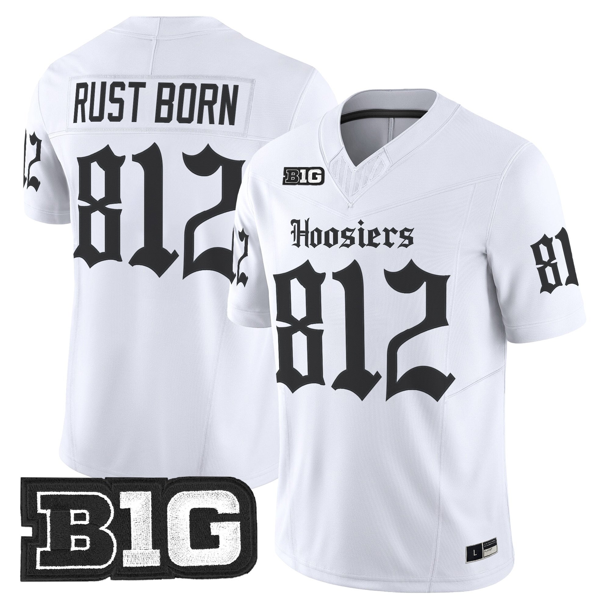 Men's Indiana Hoosiers 'Gothic Edition' Vapor Limited Jersey - All Stitched
