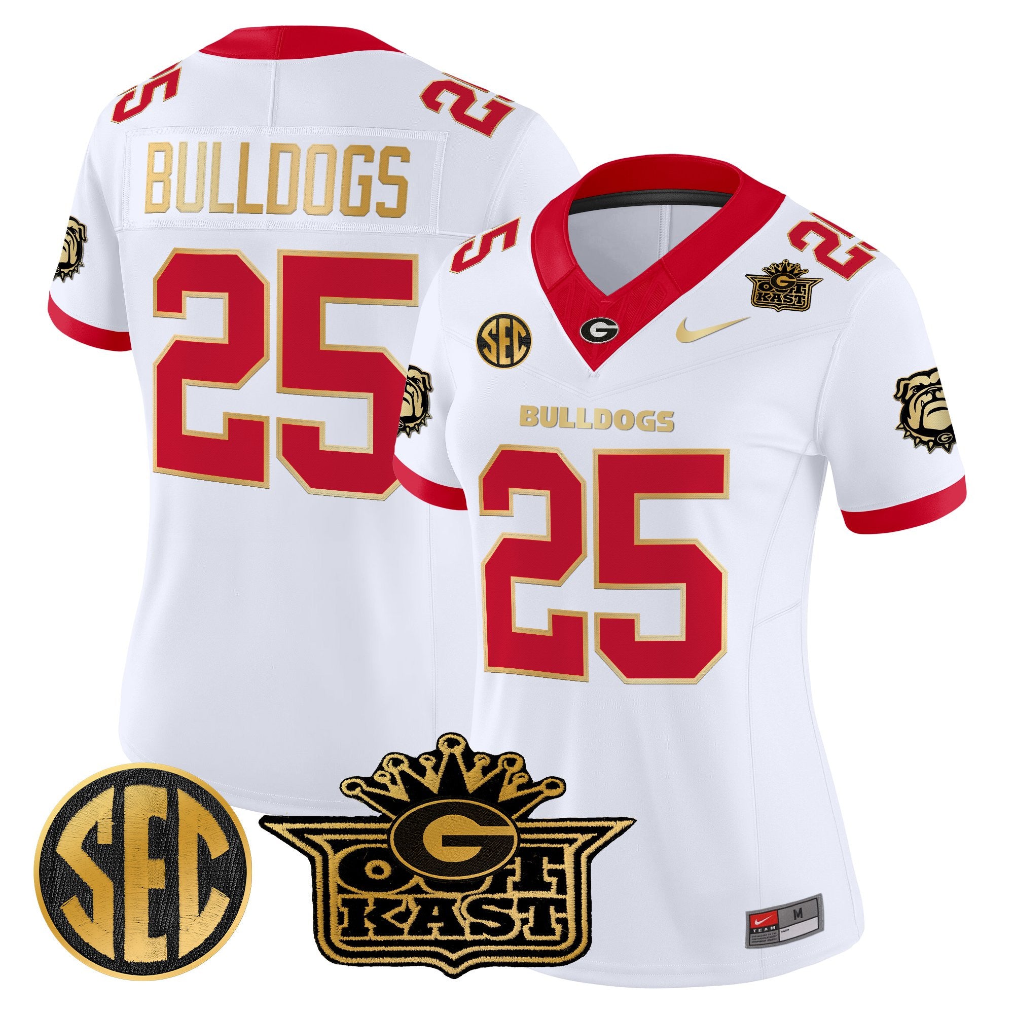 Women's Outkast x Georgia Bulldogs Vapor Limited Jersey - All stitched
