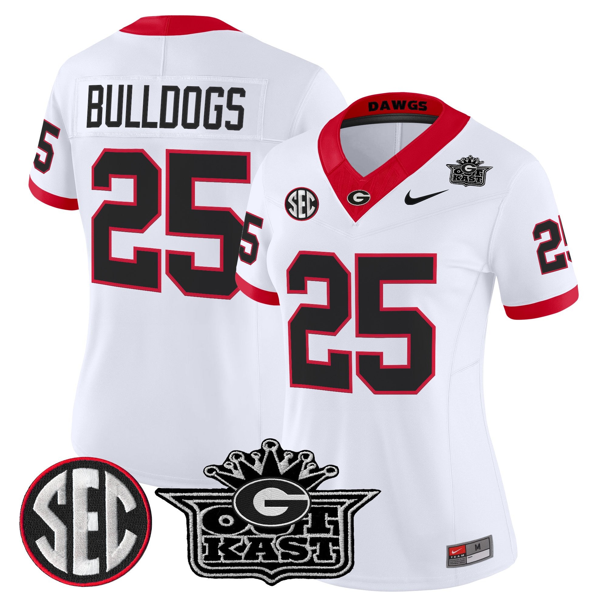 Women's Outkast x Georgia Bulldogs Vapor Limited Jersey - All stitched
