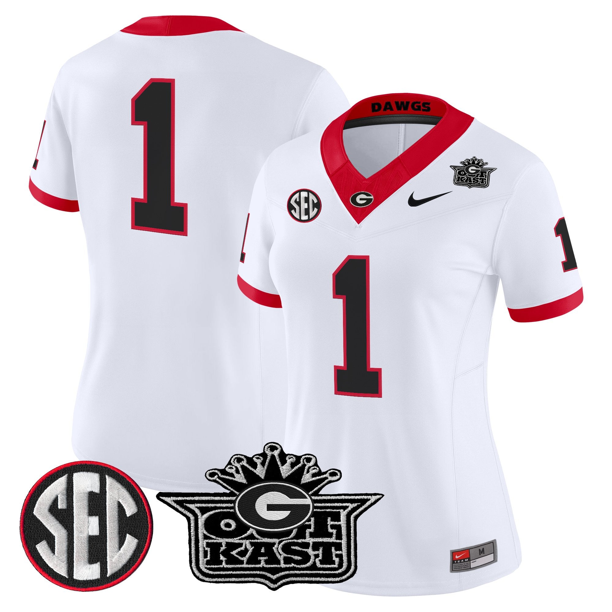 Women's Outkast x Georgia Bulldogs Vapor Limited Jersey - All stitched