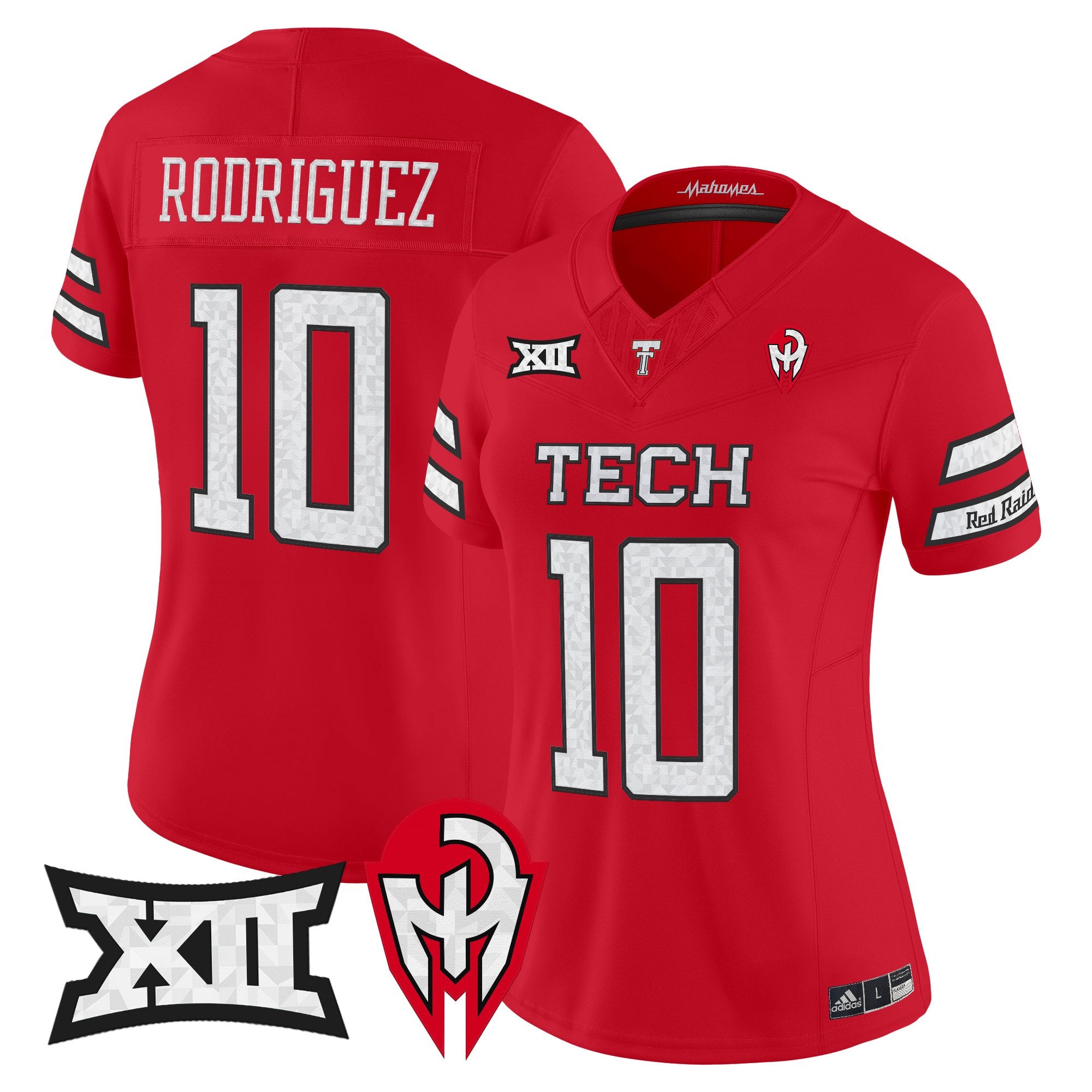 Women's Texas Tech Red Raiders 'Too Cold' Vapor Limited Jersey - Mahomes Collection - All Stitched