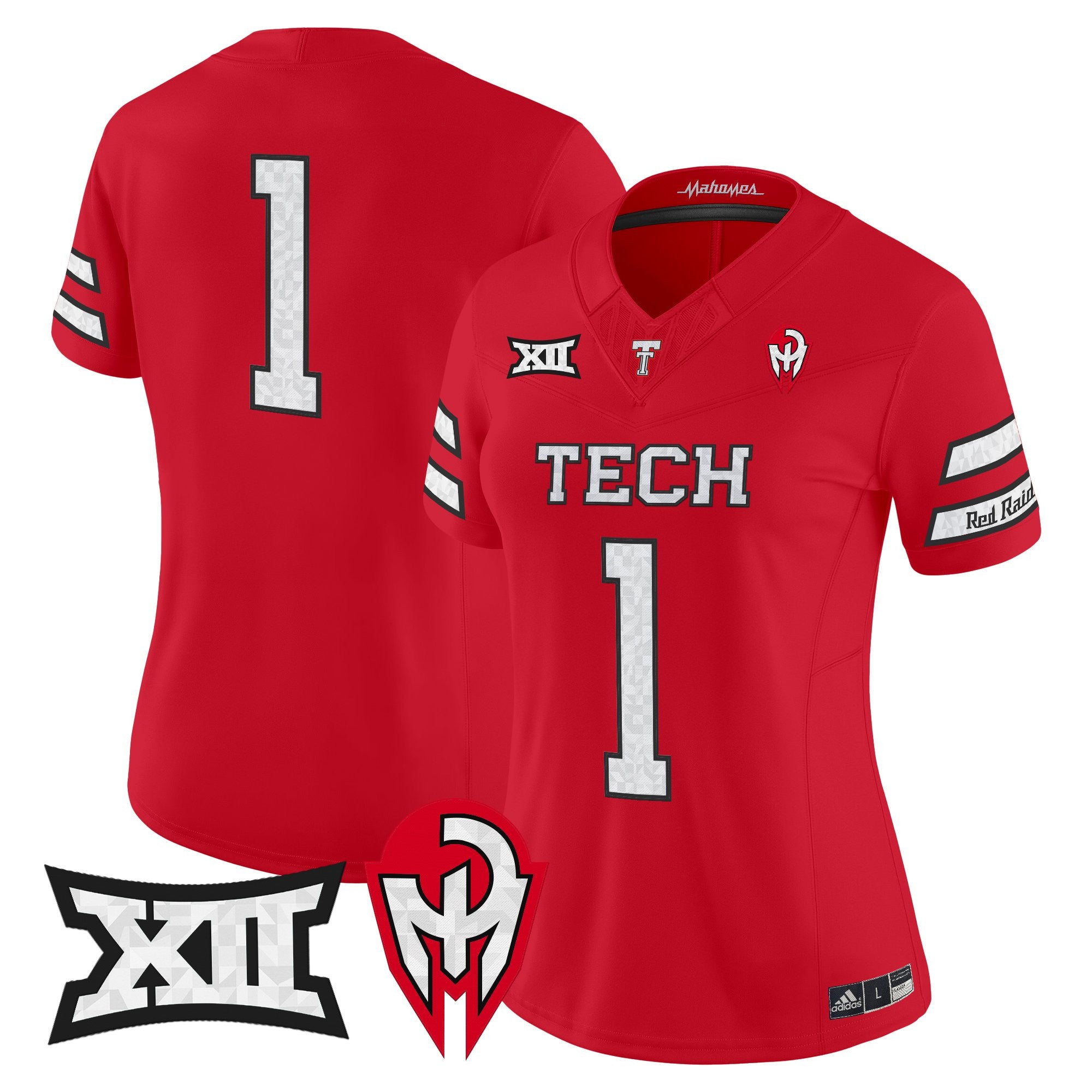 Women's Texas Tech Red Raiders 'Too Cold' Vapor Limited Jersey - Mahomes Collection - All Stitched