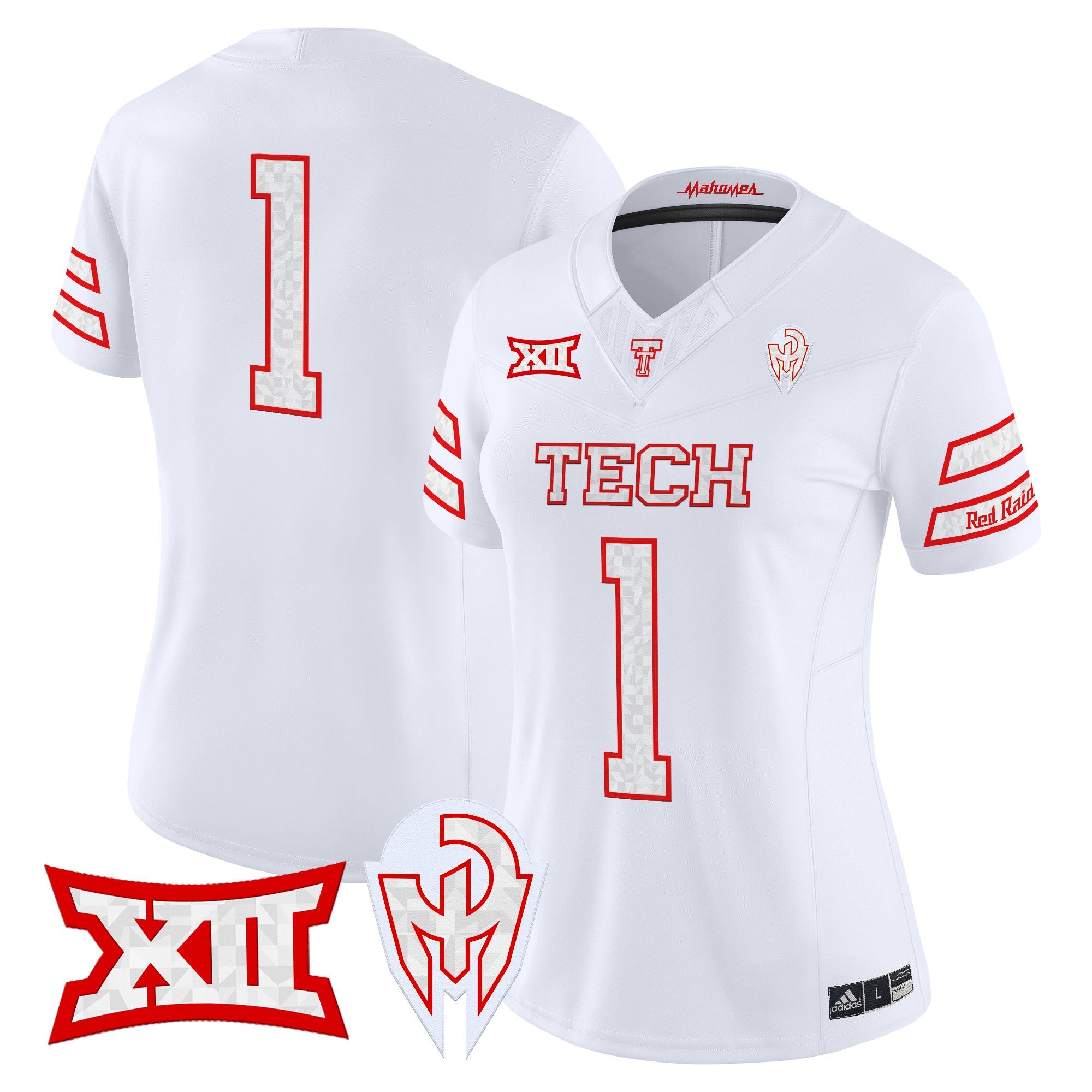 Women's Texas Tech Red Raiders 'Too Cold' Vapor Limited Jersey - Mahomes Collection - All Stitched