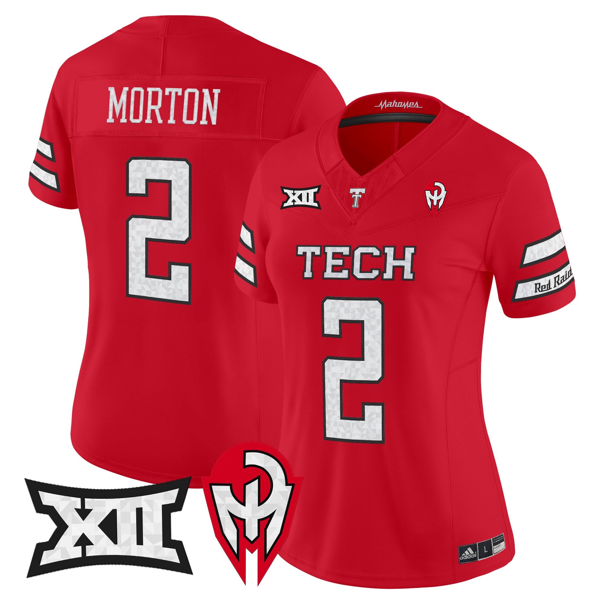 Women's Texas Tech Red Raiders 'Too Cold' Vapor Limited Jersey - Mahomes Collection - All Stitched