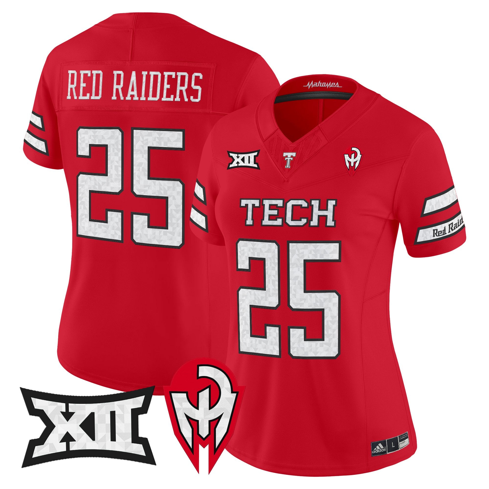 Women's Texas Tech Red Raiders 'Too Cold' Vapor Limited Jersey - Mahomes Collection - All Stitched