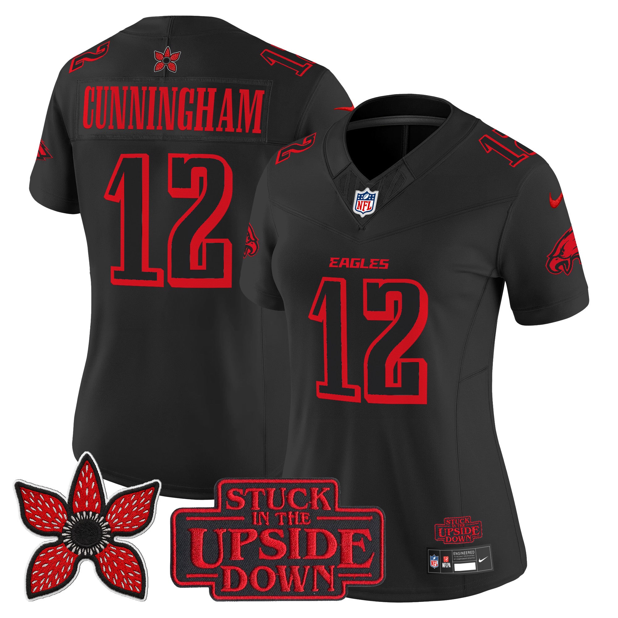Philadelphia Eagles 'Stranger Things Edition' Vapor Limited Jersey - All Stitched